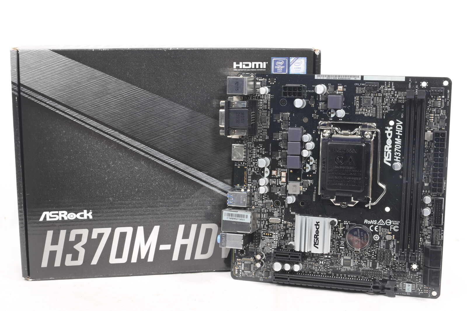 ASRock H370M-HDV Micro ATX Motherboard [LGA 1151]  [DDR4]