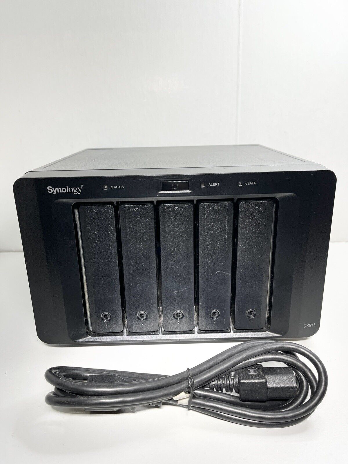 Synology DX513 5-Bay NAS Disk Expansion Unit W/ Power Cable - No Drives - READ