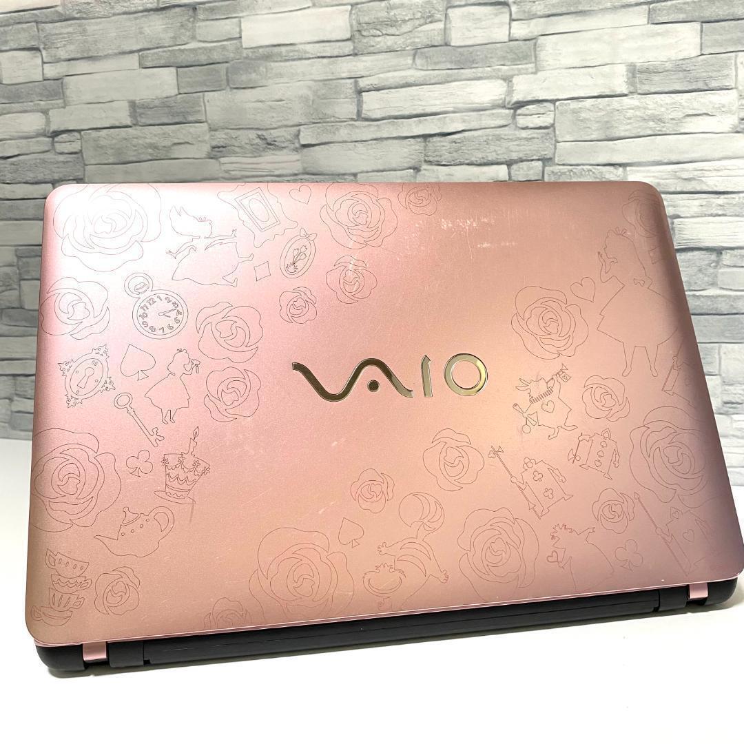 [Limited to 1 unit] Disney Alice pattern SONY VAIO laptop pink PC character