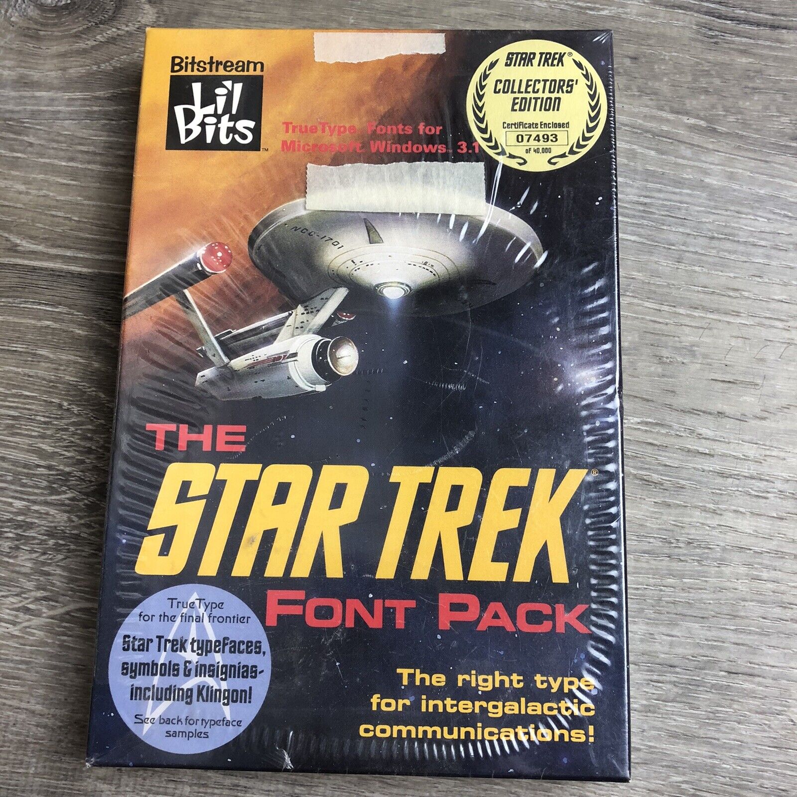 THE STAR TREK FONT PACK - COLLECTORS EDITION [3.5\