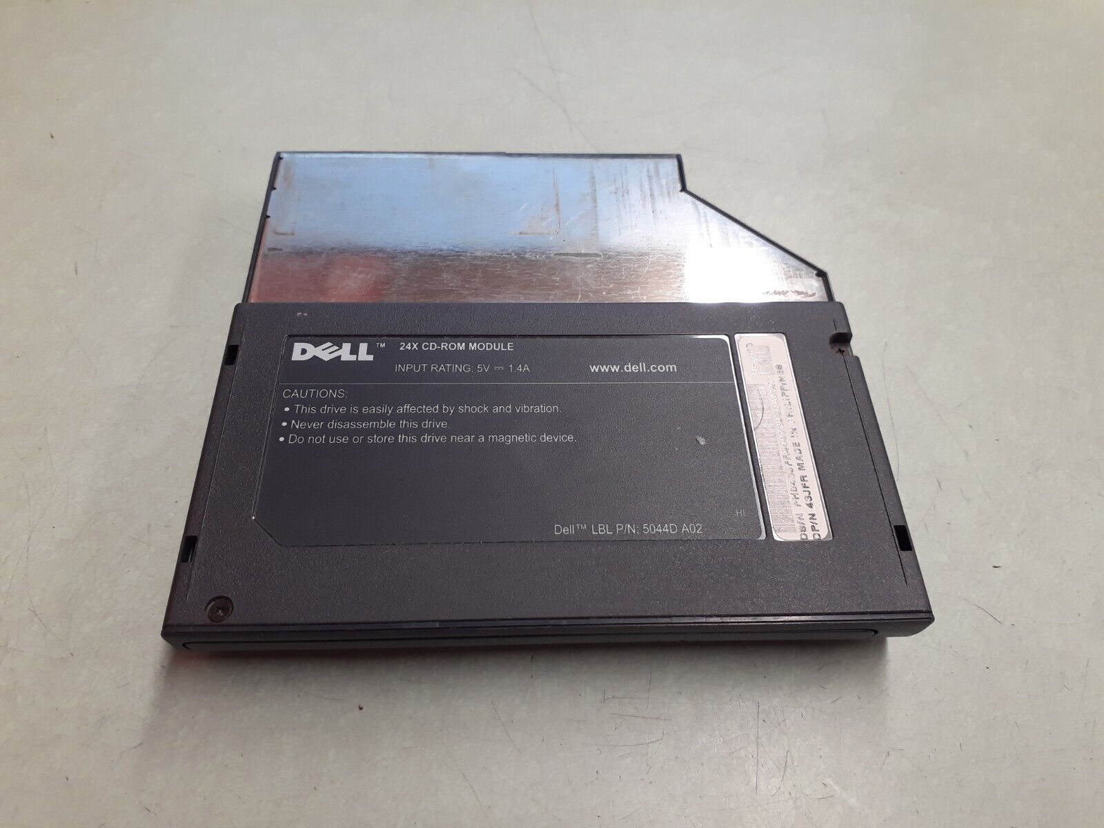 Dell 24X CD-ROM Drive 043JFR 43JFR 5044D A02 - Black Bezel