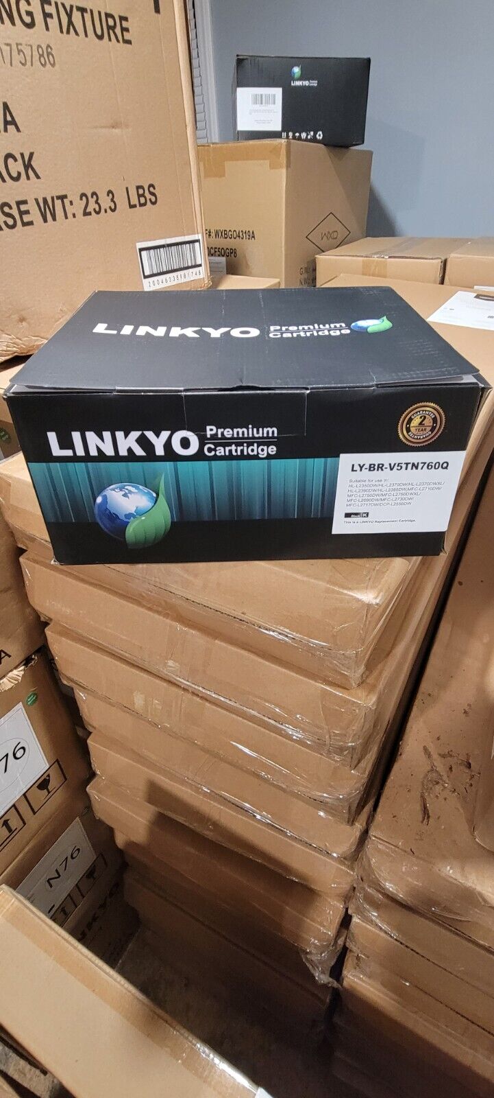 Linko LY-BR-V3TN760Q (4) pack replacement cartridges 