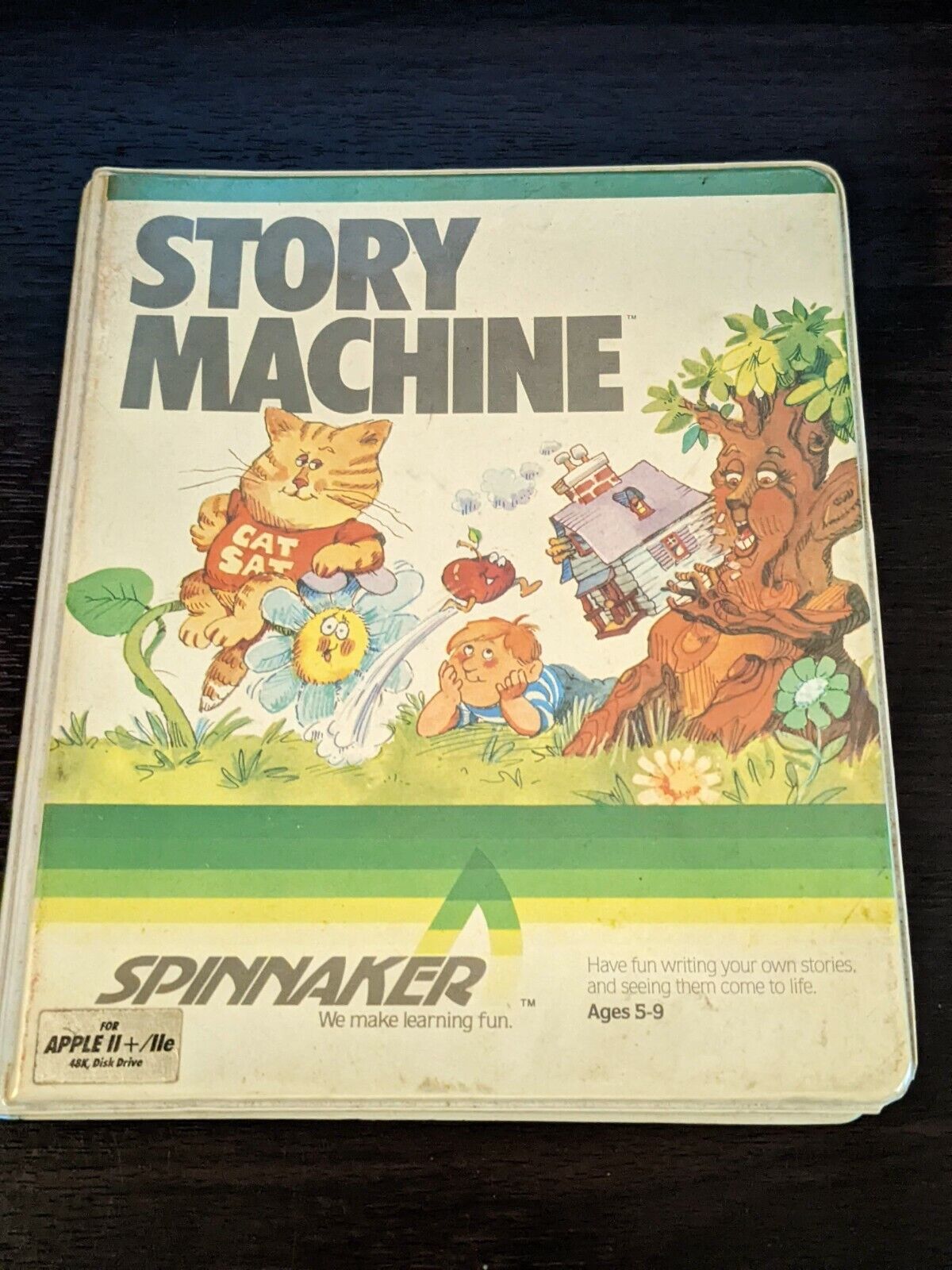 Story Machine by Spinnaker- Cartridge for Apple II+ IIe Rare Vintage HTF