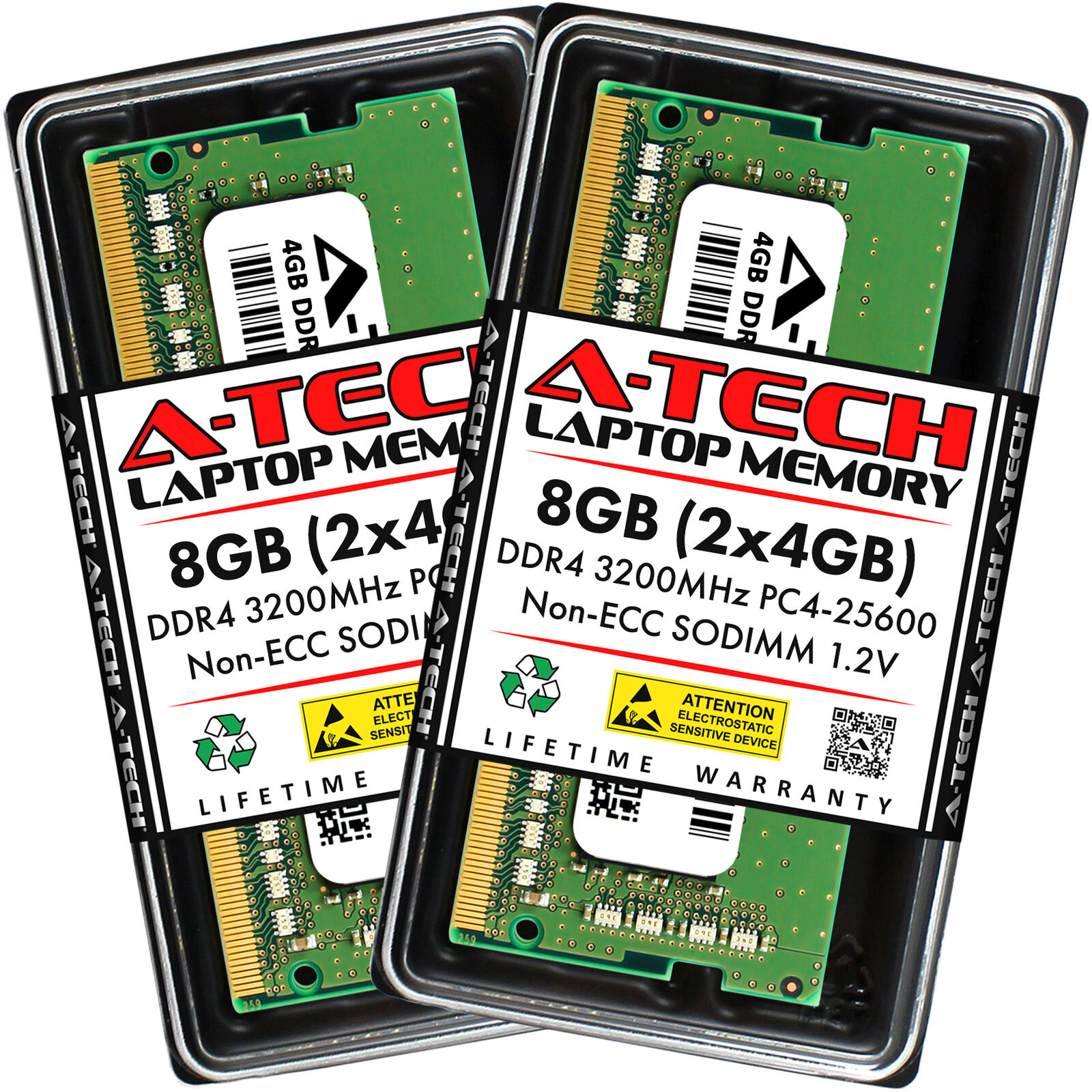 8GB 2x 4GB DDR4-3200 ASRock Rack X570D4I-2T Memory RAM