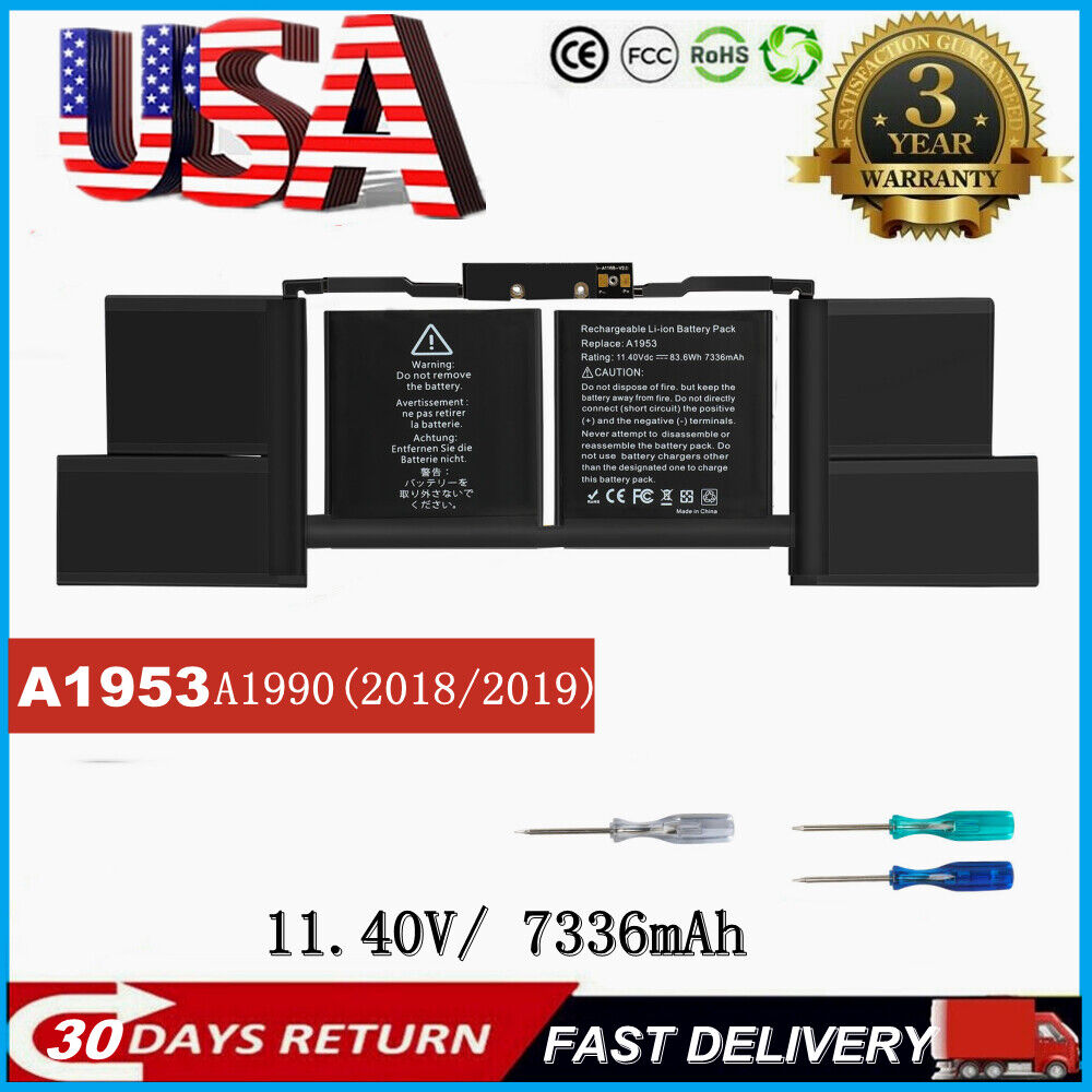 A1953 Battery Genuine For Apple MacBook Air 15'' A1990 020-02391 2018 2019 Year