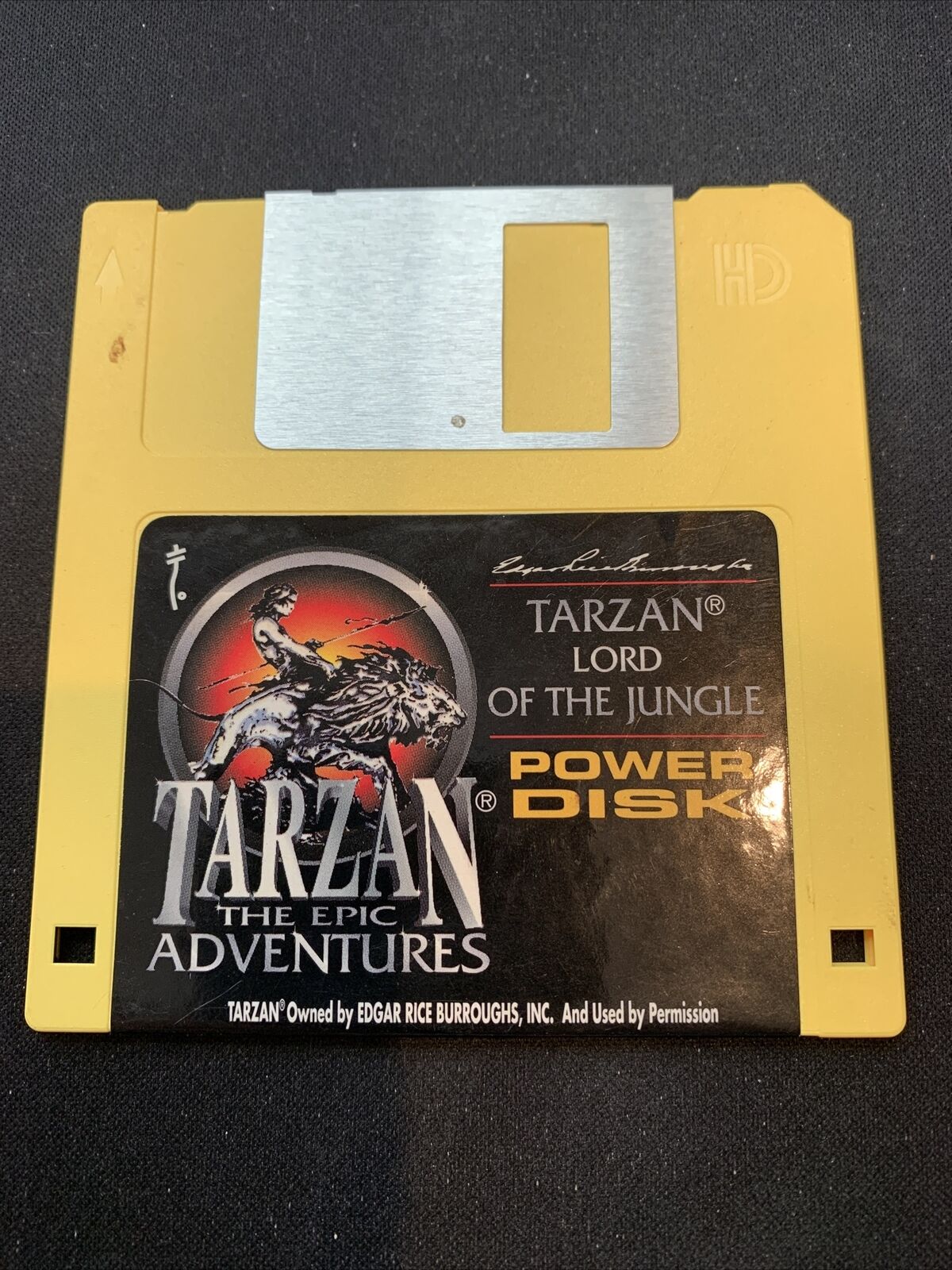 1995 TARZAN LORD OF THE JUNGLE Vintage PC Game 3.5 Floppy Disk