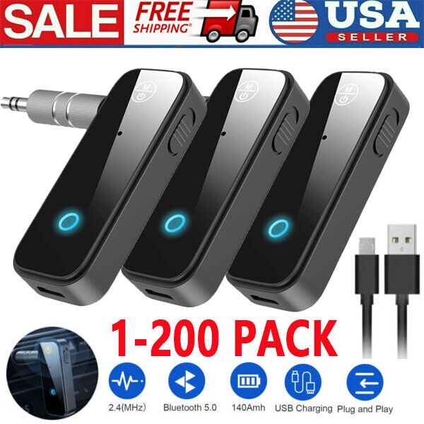 USB Wireless Bluetooth  Transmitter Receiver for Car Music Audio Aux Adapter lot