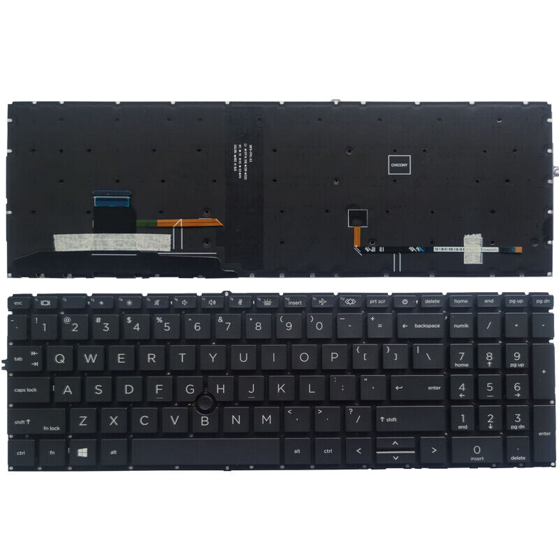 US Laptop Backlit Keyboard for HP ZBook Firefly 15 G8 15 G7