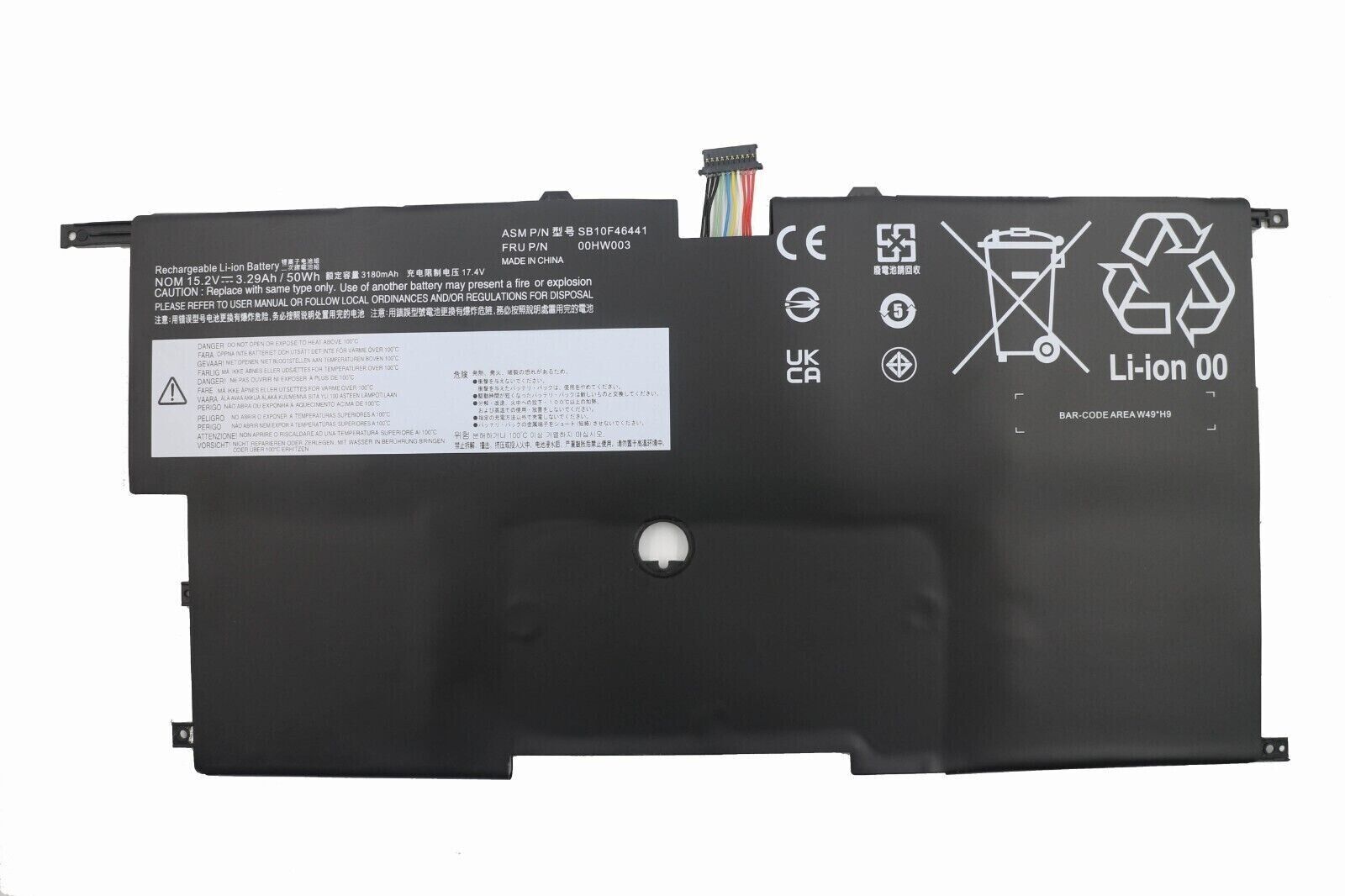 00HW003 00HW002 Battery For Lenovo ThinkPad X1  Series 2015 Laptop Carbon Gen 3