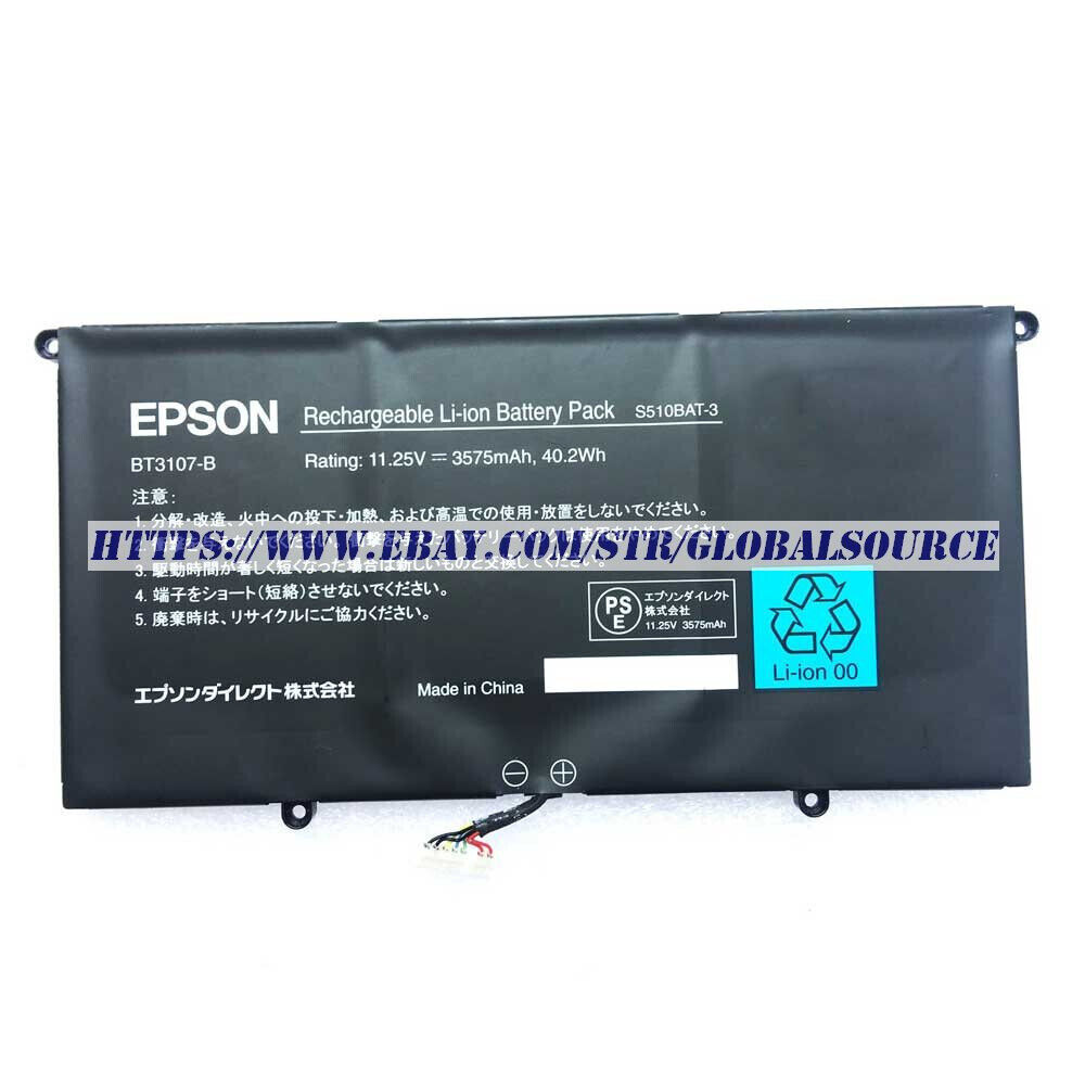 ✅NEW Genuine S510BAT-3 11.15V 40.2Wh Battery For EPSON 6-87-S51ES-41E00 BT3107-B