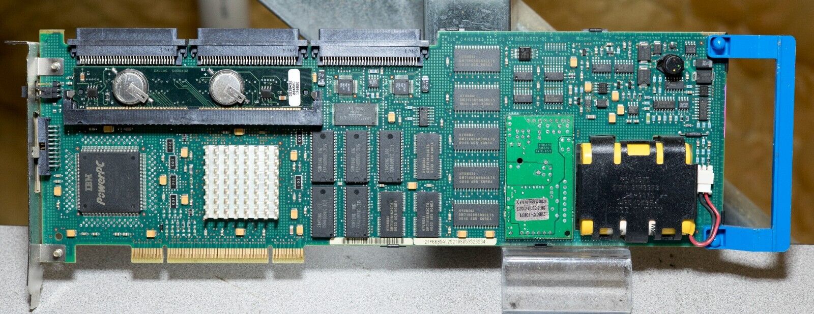 Vintage IBM 21P6695 PC SCSI RAID controller ISA461