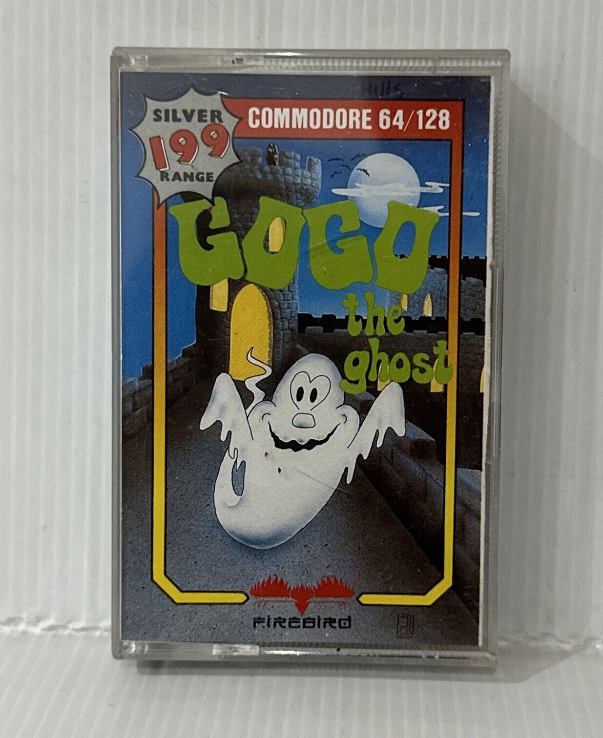 GOGO The Ghost COMMODORE 64/128 C64 Cassette Firebird Silver 199 Range