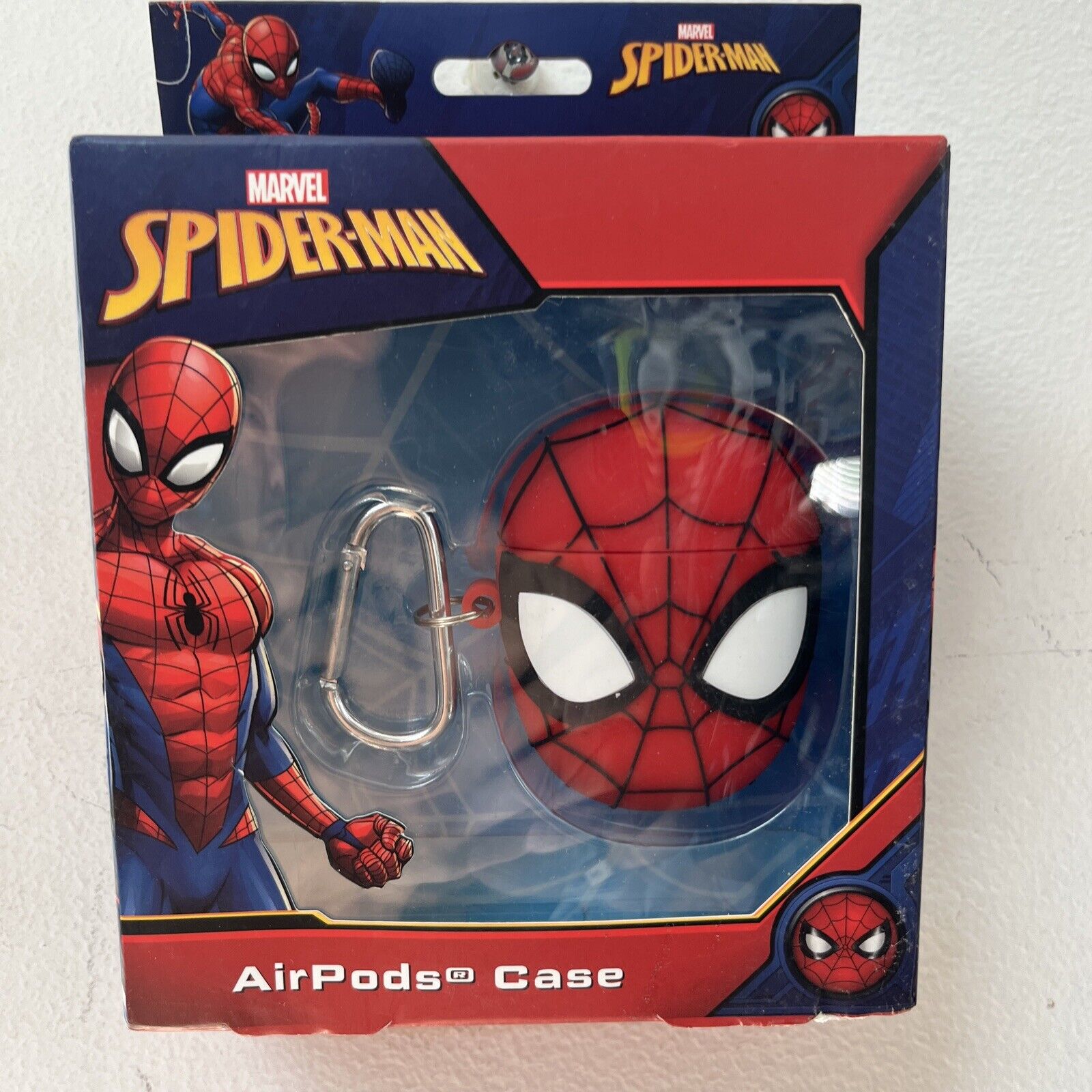 Thumbs Up Marvel Spider-Man 3D Silicone Airpods Case Red