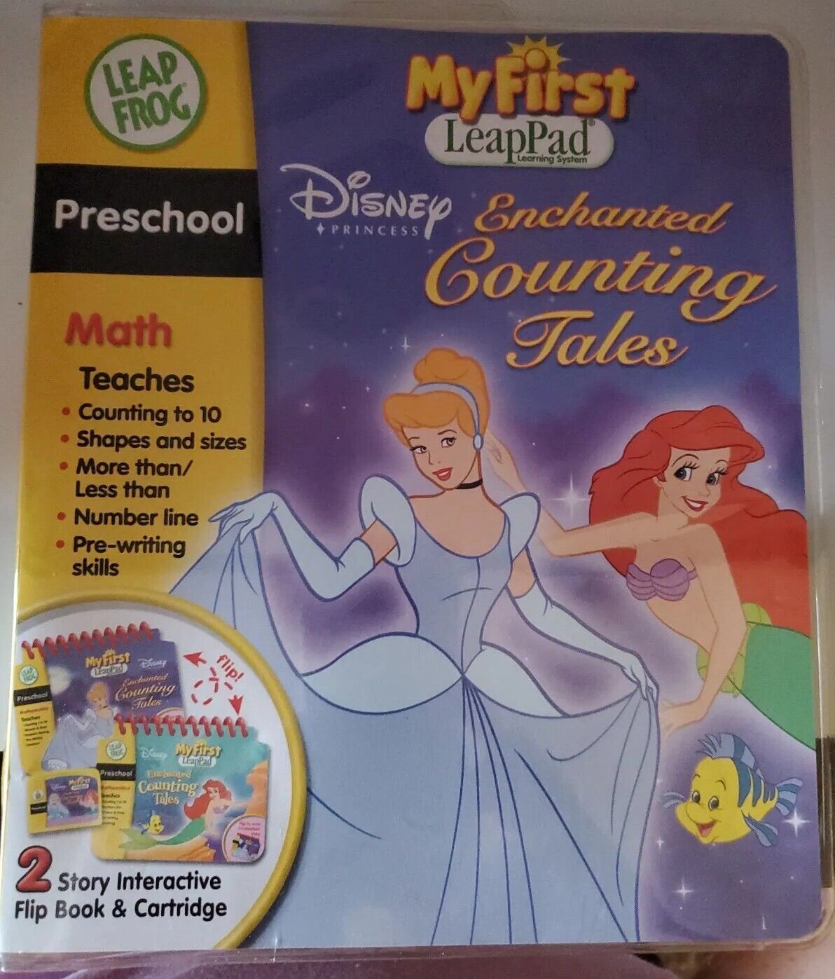 My First LeapPad: Enchanted Counting Tales Math (Disney Princess) LeapFrog - NEW