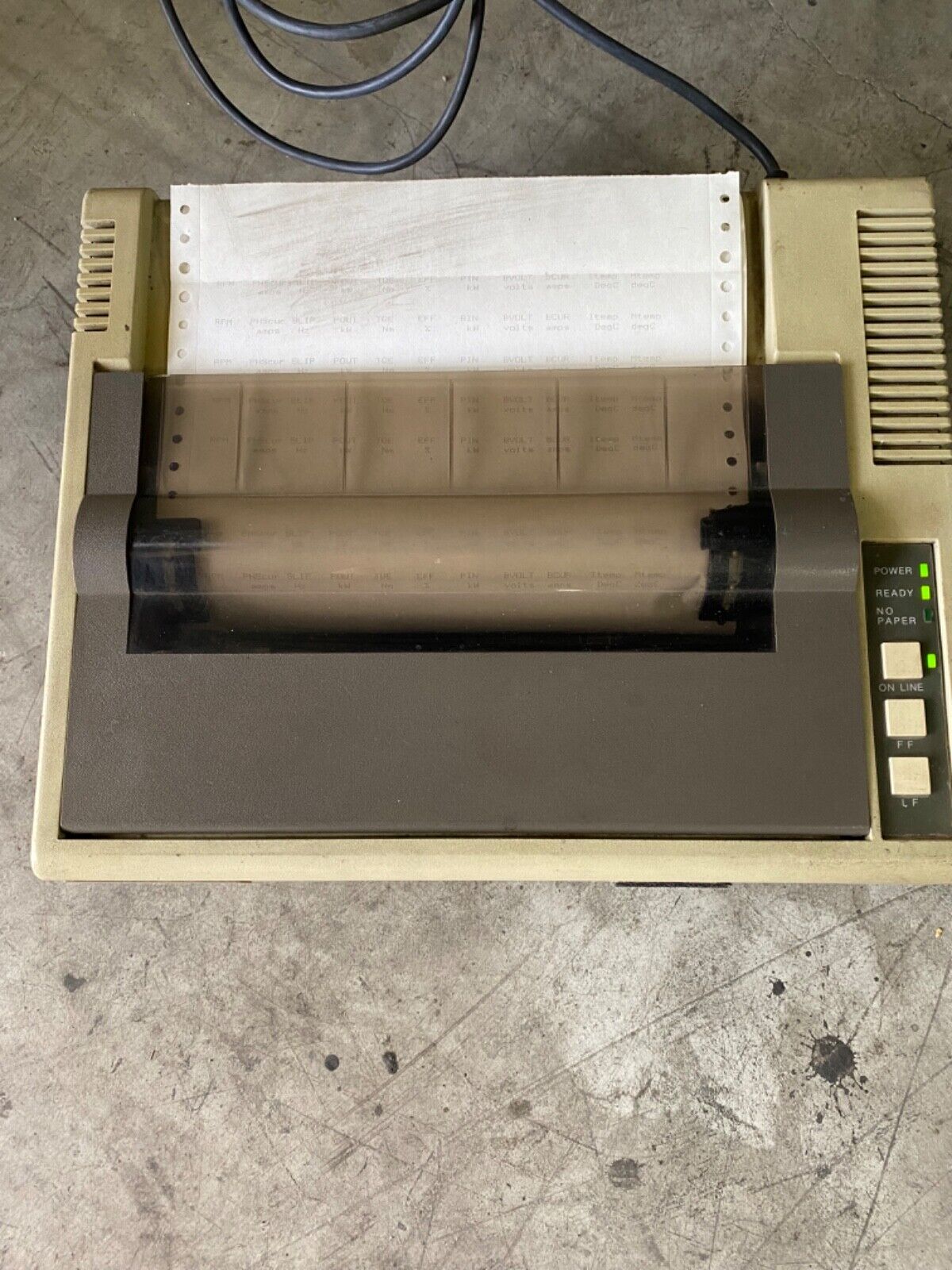 Vintage Hewlett Packard 82905B Printer