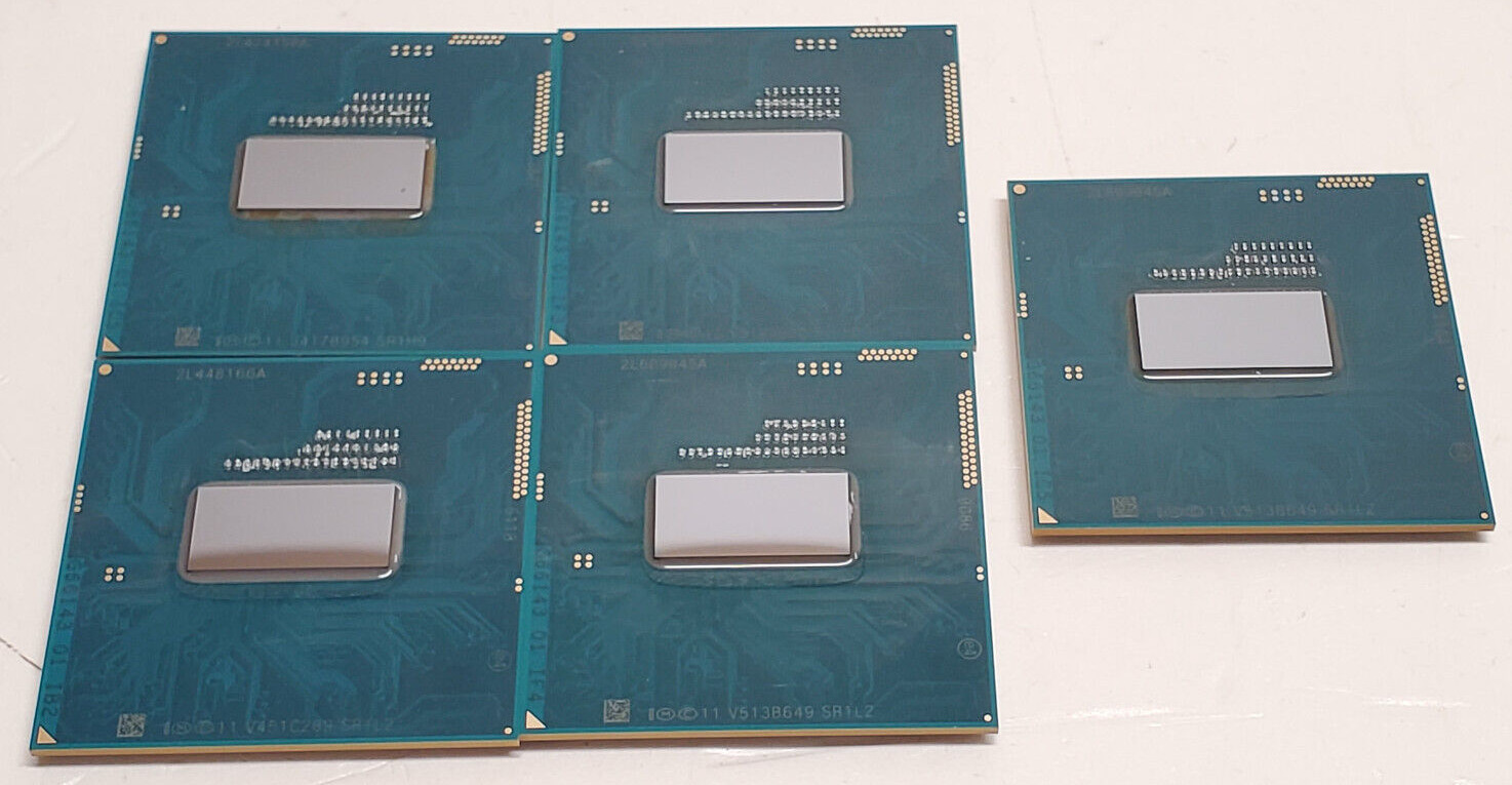 LOT 5x Intel Core i5 CPU Processor 4x SR1L2 i5-4310m / 1x SR1H9 i5-4300m /PGA946