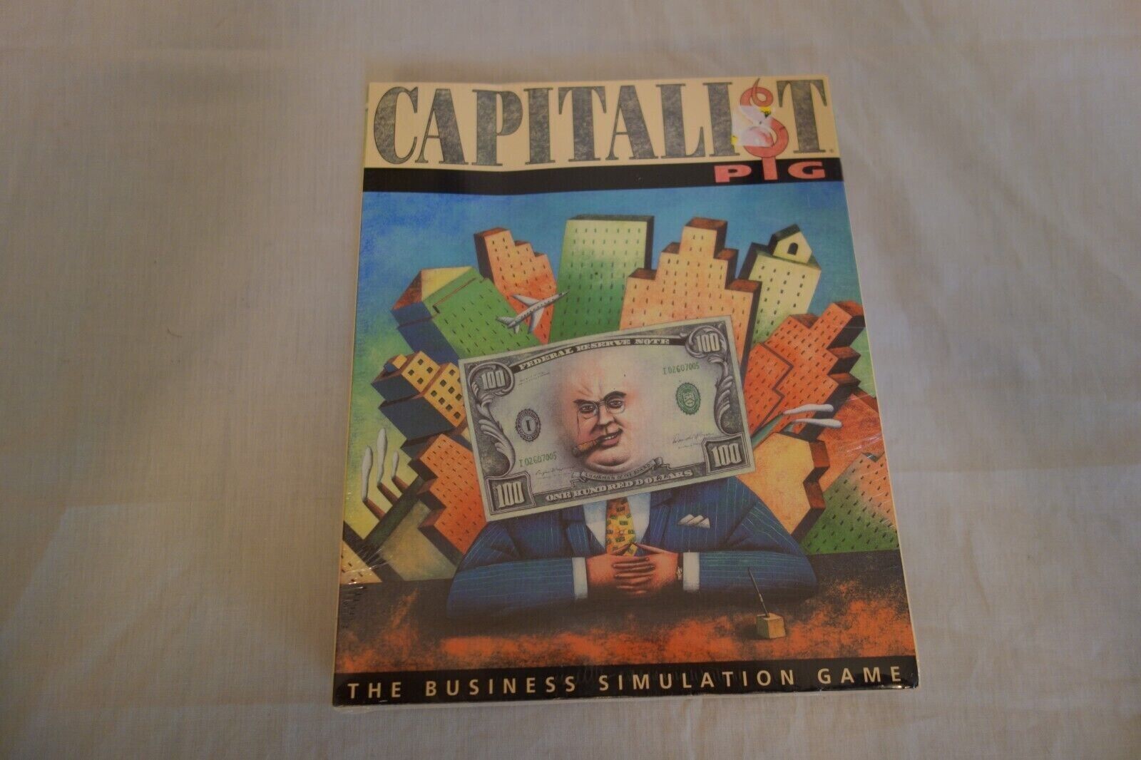 Capitalist Pig Vintage Big Box PC game 1991 windows 3.1 x version 3.5\