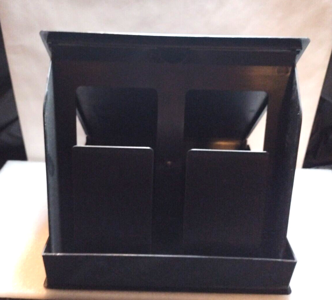 8-inch Kas-Ette/10 Library Case Vintage Floppy Disk Storage Black Box Very Rare.