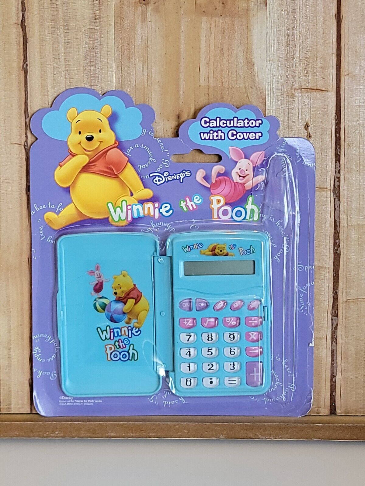 Vintage New Disney Winnie The Pooh Calculator With Cover