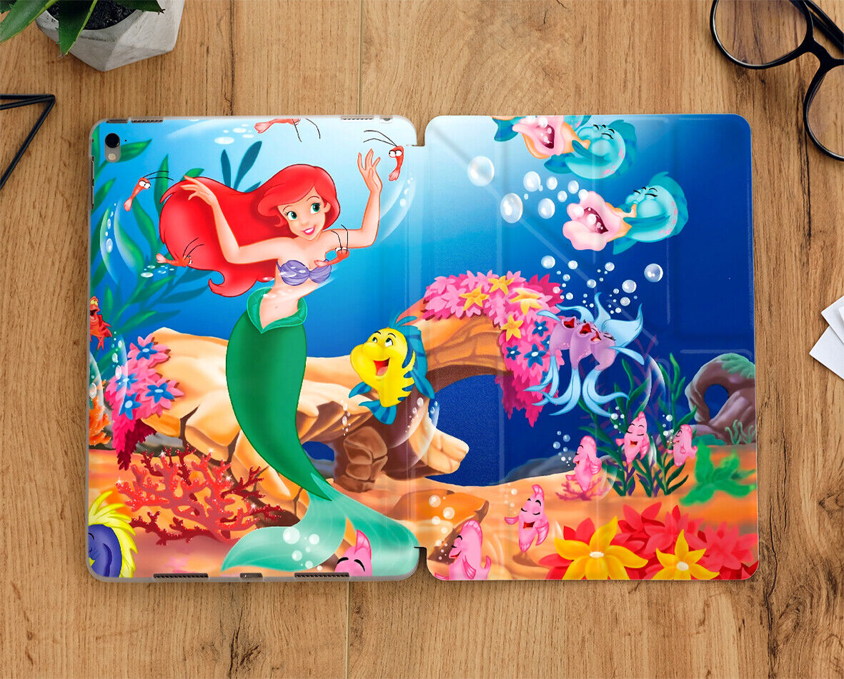 Princess Ariel iPad case with display screen for all iPad models