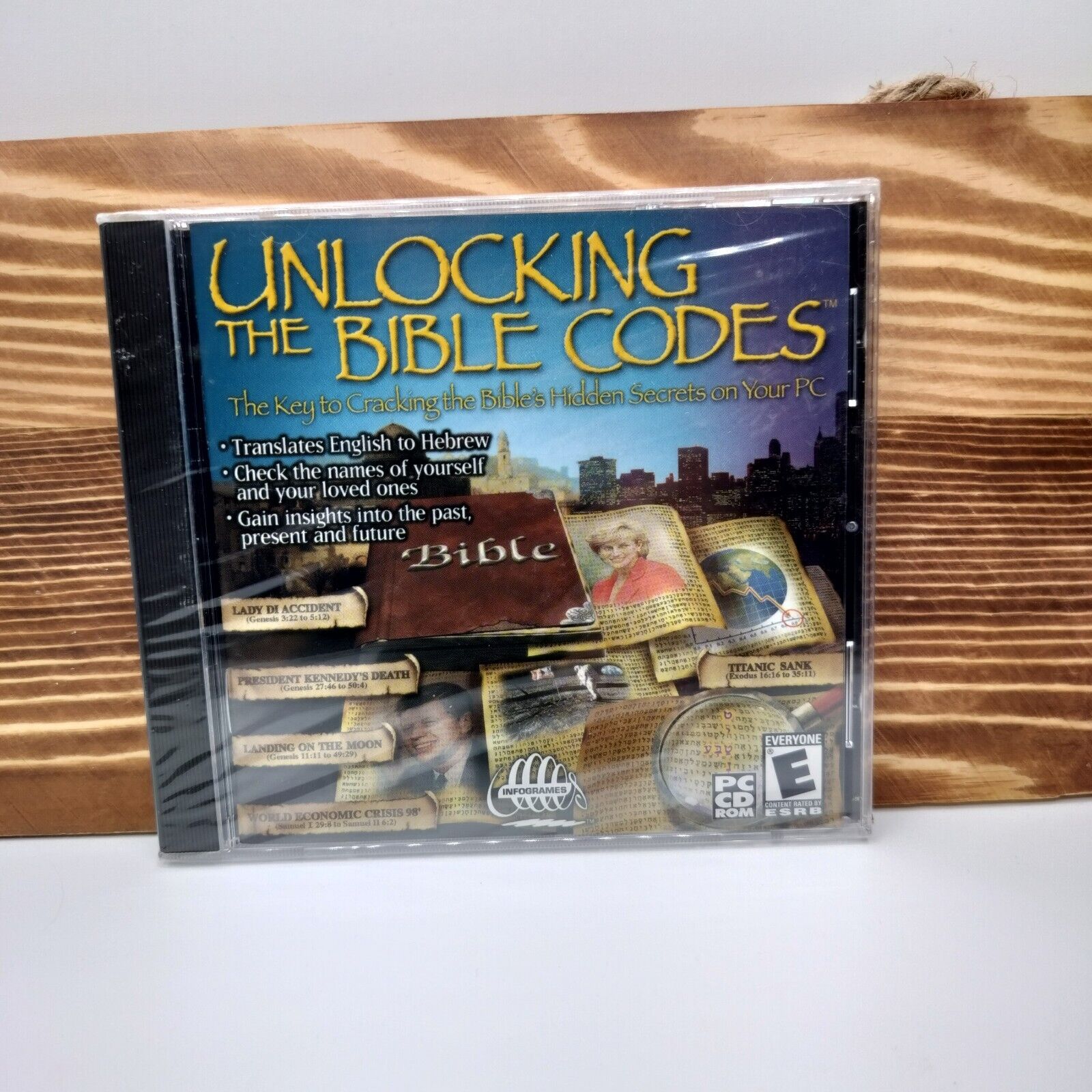 Unlocking the Bible Codes (PC CD-ROM, 1999) RARE OOP Infogrames Windows 95 98...