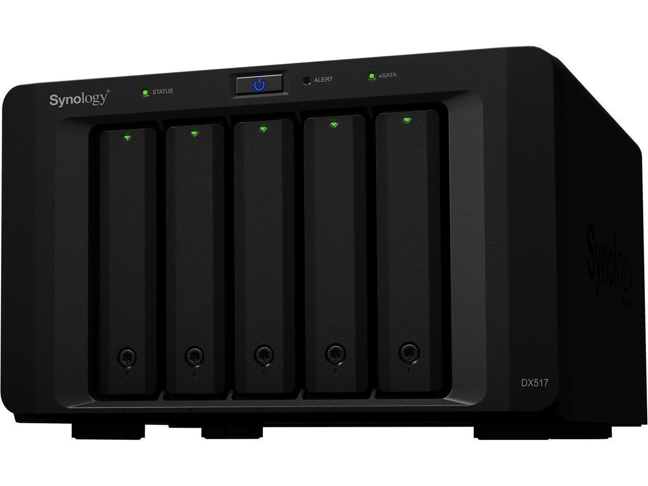 Synology DX517 Diskless System Effortless Capacity Expansion for Synology