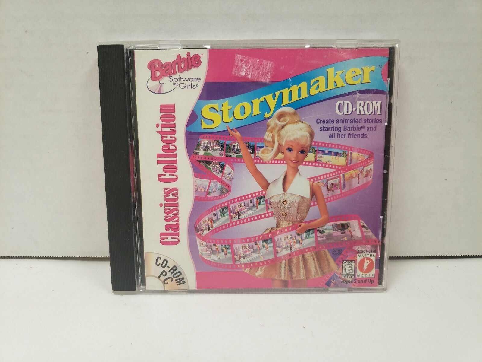 Vintage Barbie Storymaker - Classics Collection - CD-ROM PC Game Mattel Windows