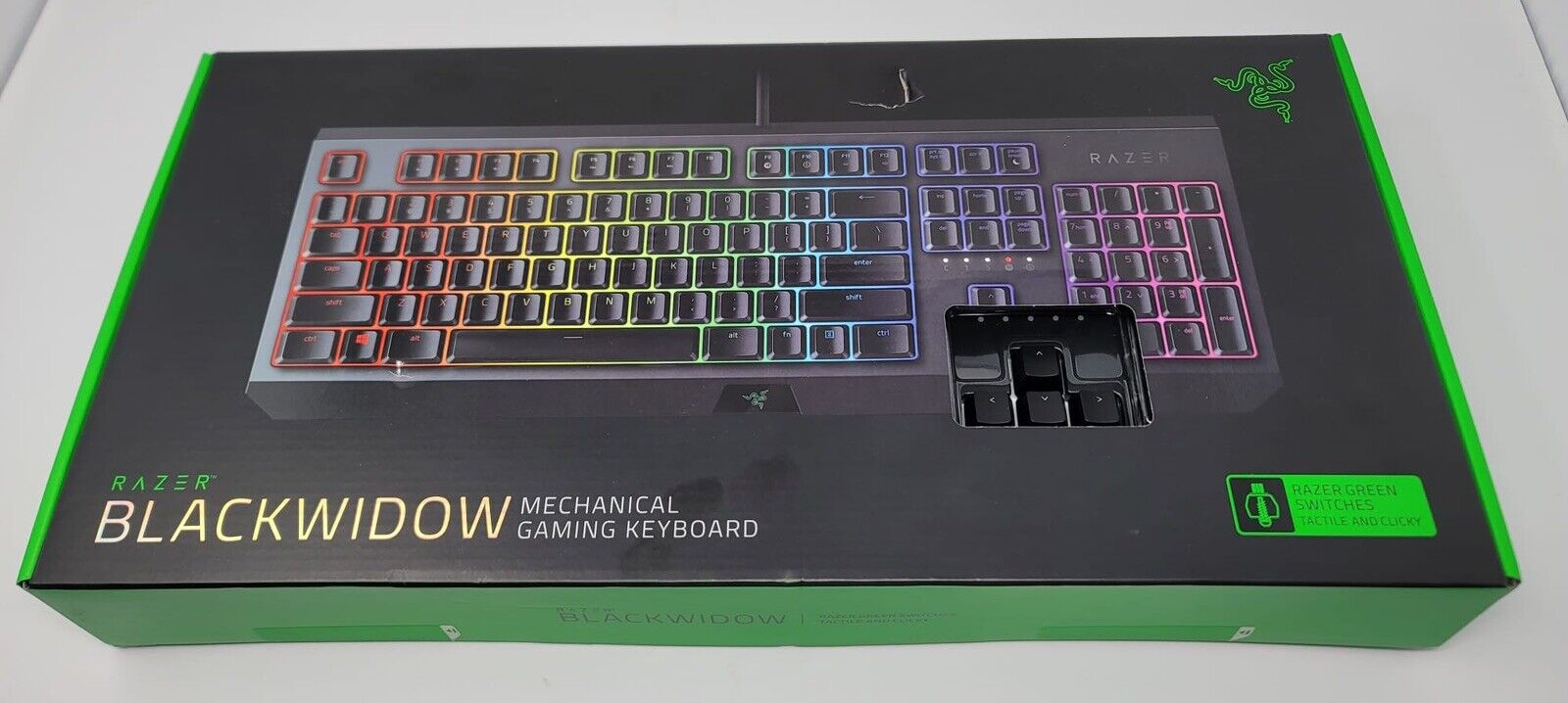 Razer Black Widow RGB Wired Mechanical Gaming Keyboard RZ03-02860100-R3M1