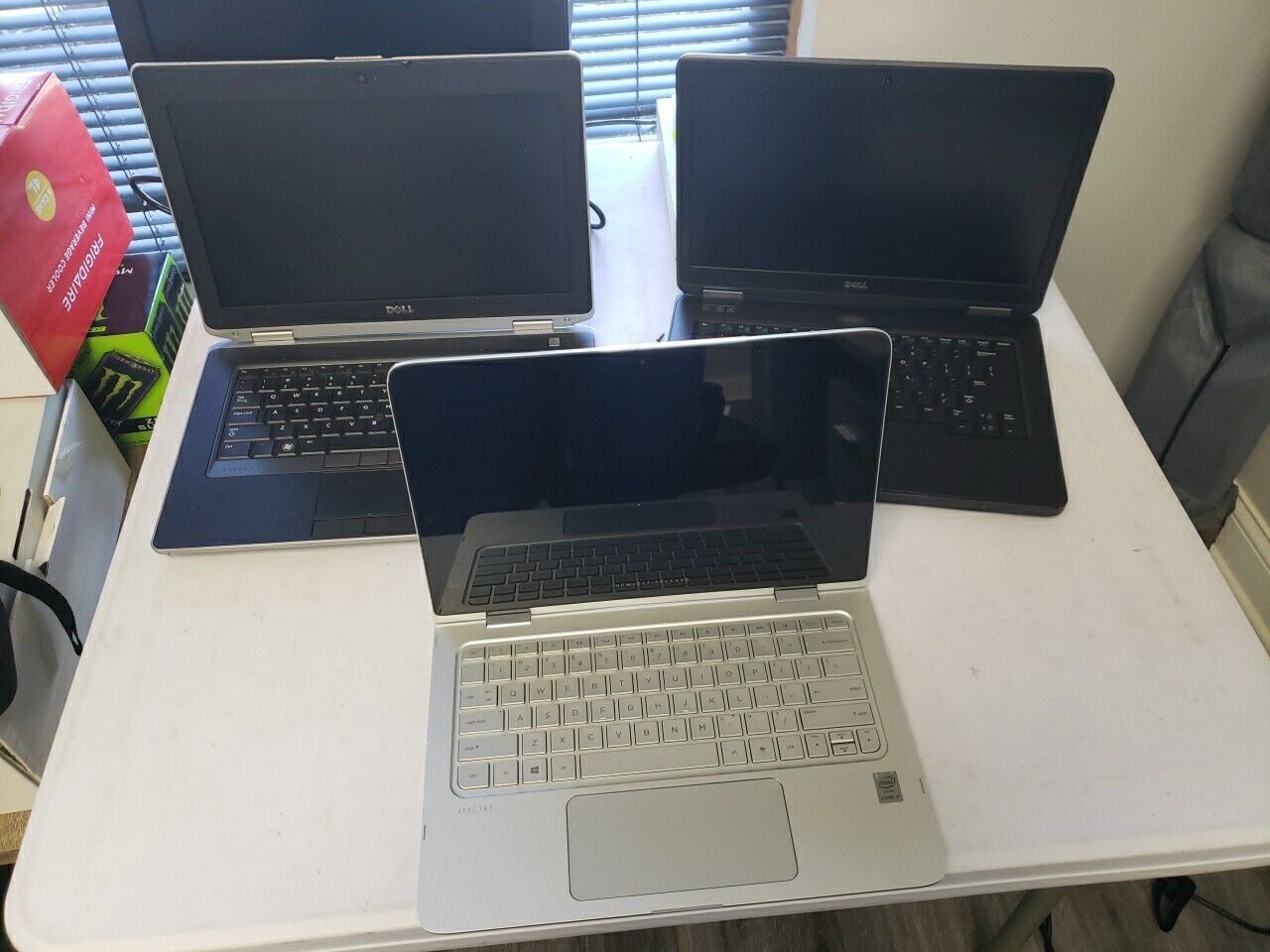 LOT OF 3 - Dell/HP Laptops - Parts 500