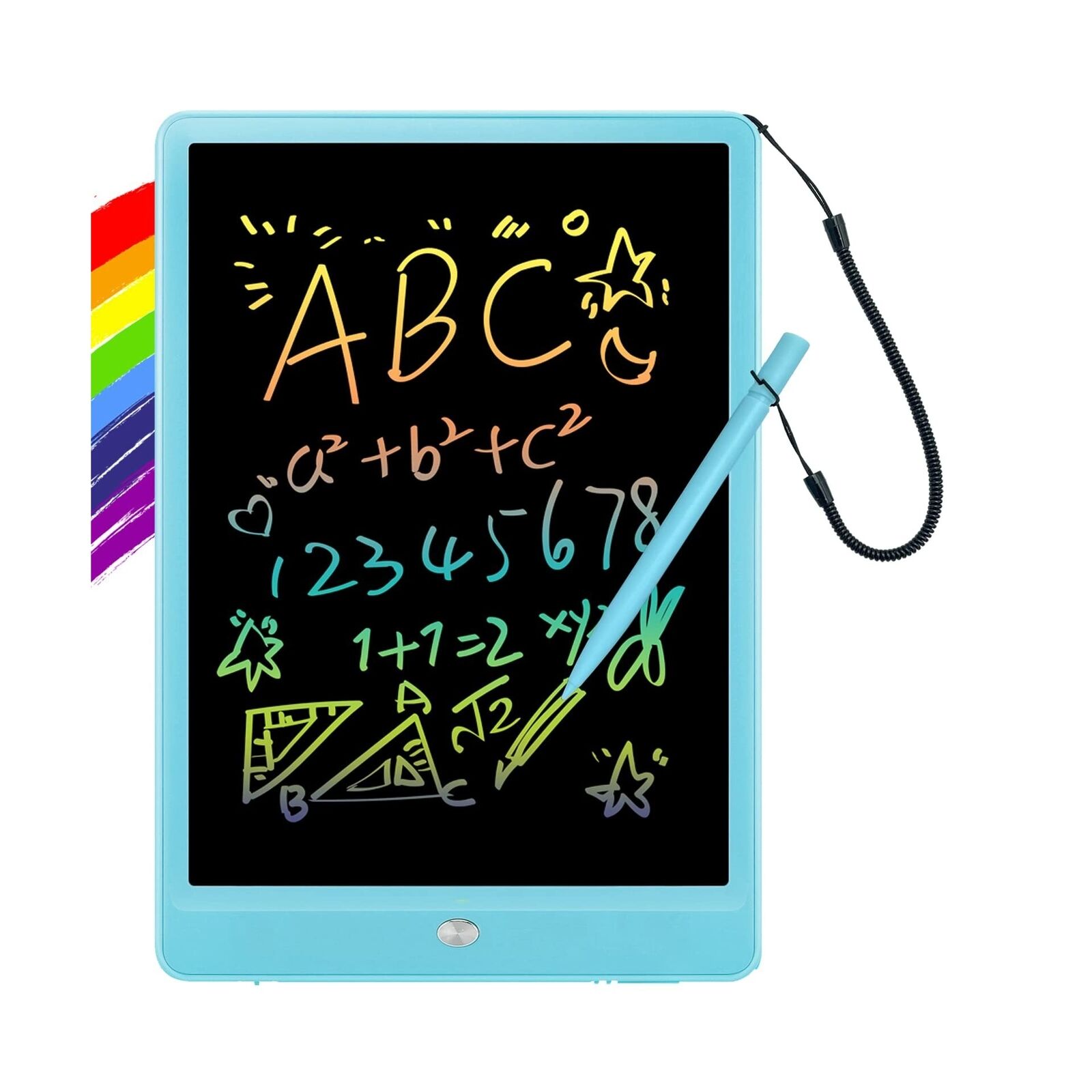 ORSEN LCD Writing Tablet 10 Inch, Colorful Doodle Board Drawing Pad for Kids,...