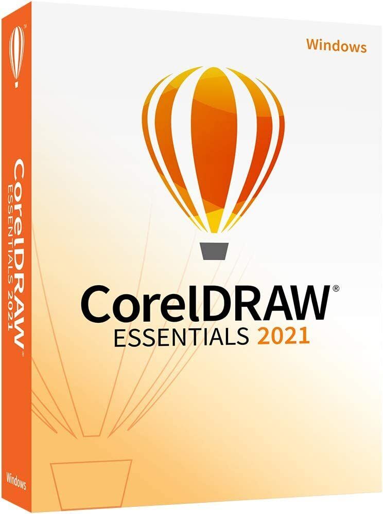 CorelDRAW Essentials 2021 Graphic Design Vector Illustration Page Layout Softwar