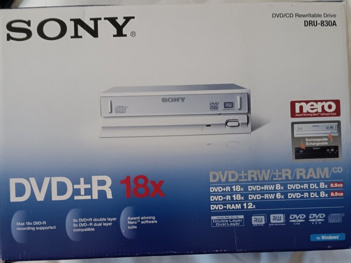 SONY DVD CD Rewritable Drive  DRU-842A