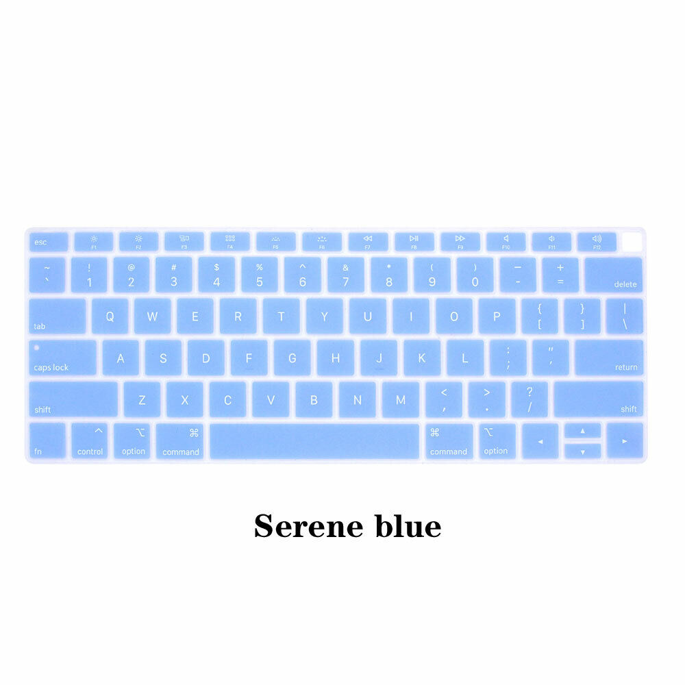 Elegant Color Silicone Keyboard Cover For Macbook Air 13 12 11 Pro 14 15 16 Inch