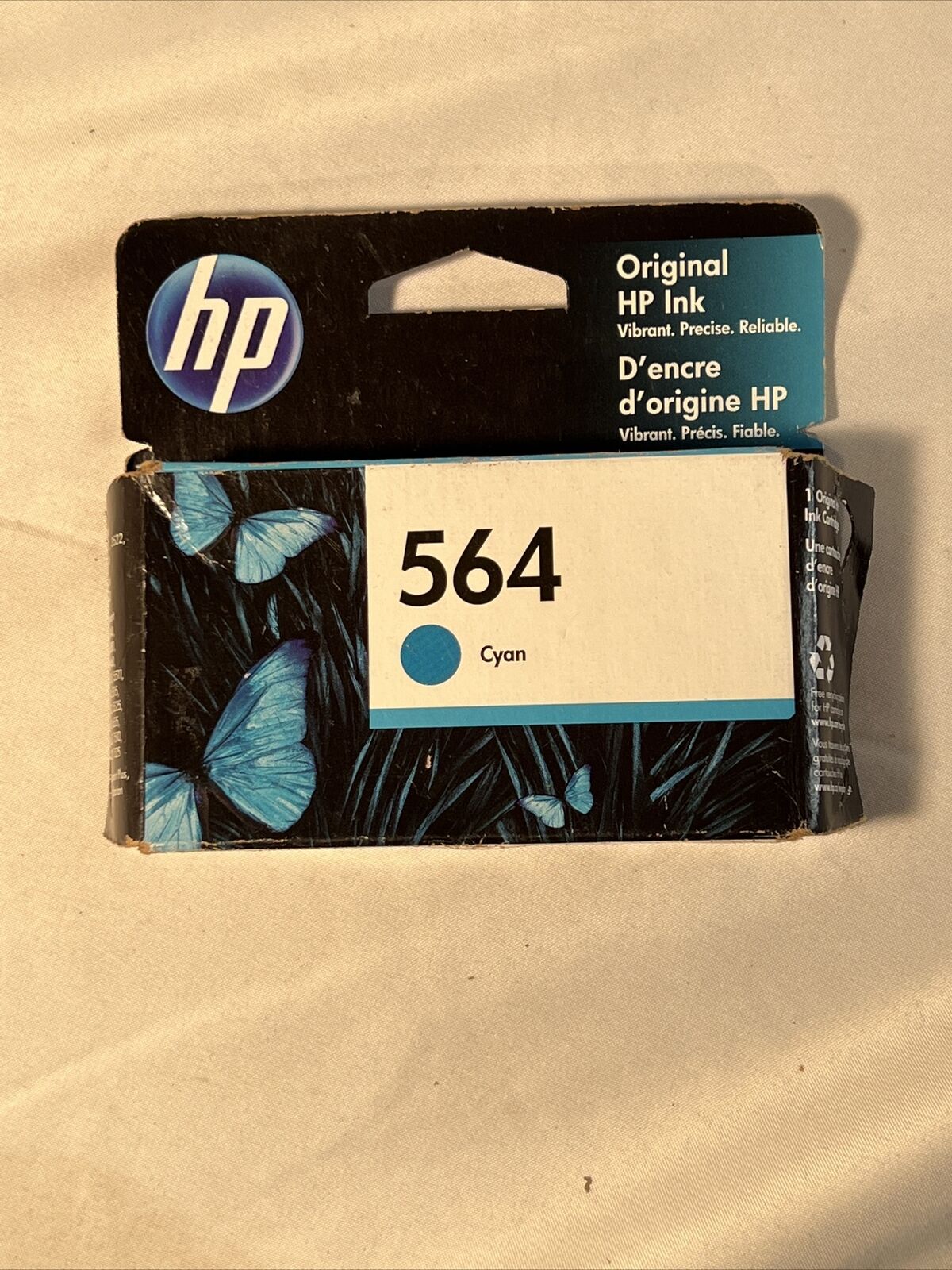 NEW HP 564 CYAN Standard Ink Cartridge CB318WN#140 Dated MAR 2022