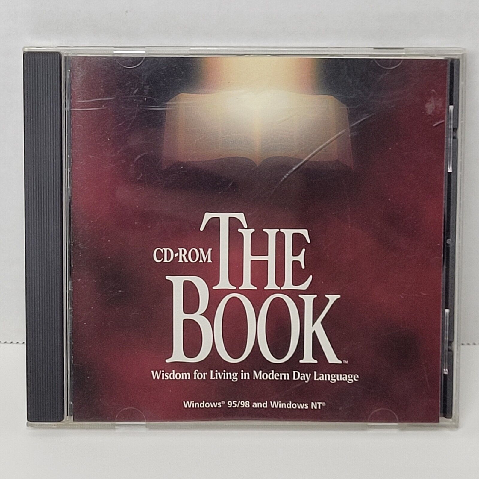 The Book 1999 CD-ROM Holy Bible Wisdom For Living In Modern Language Windows 98