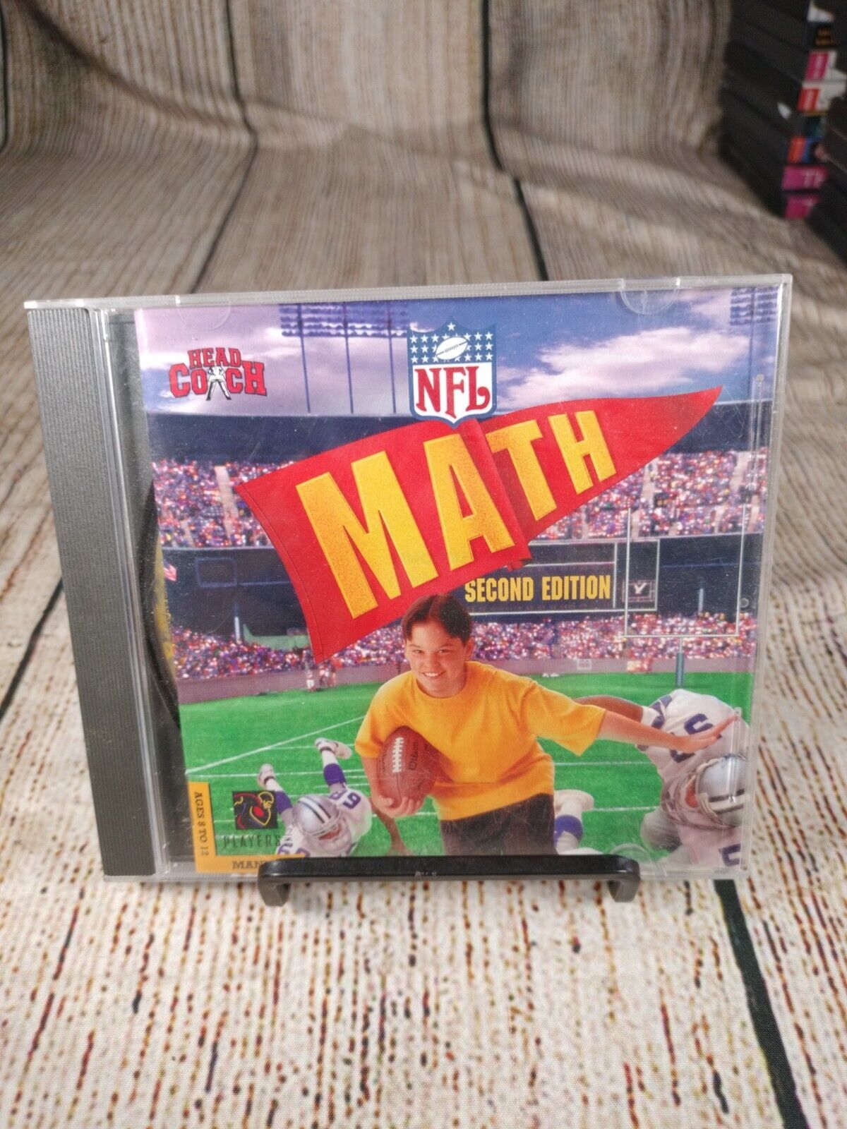 NFL Math Second Edition Head Coach 1996 PC MAC CD-ROM Software Game MED5462K01