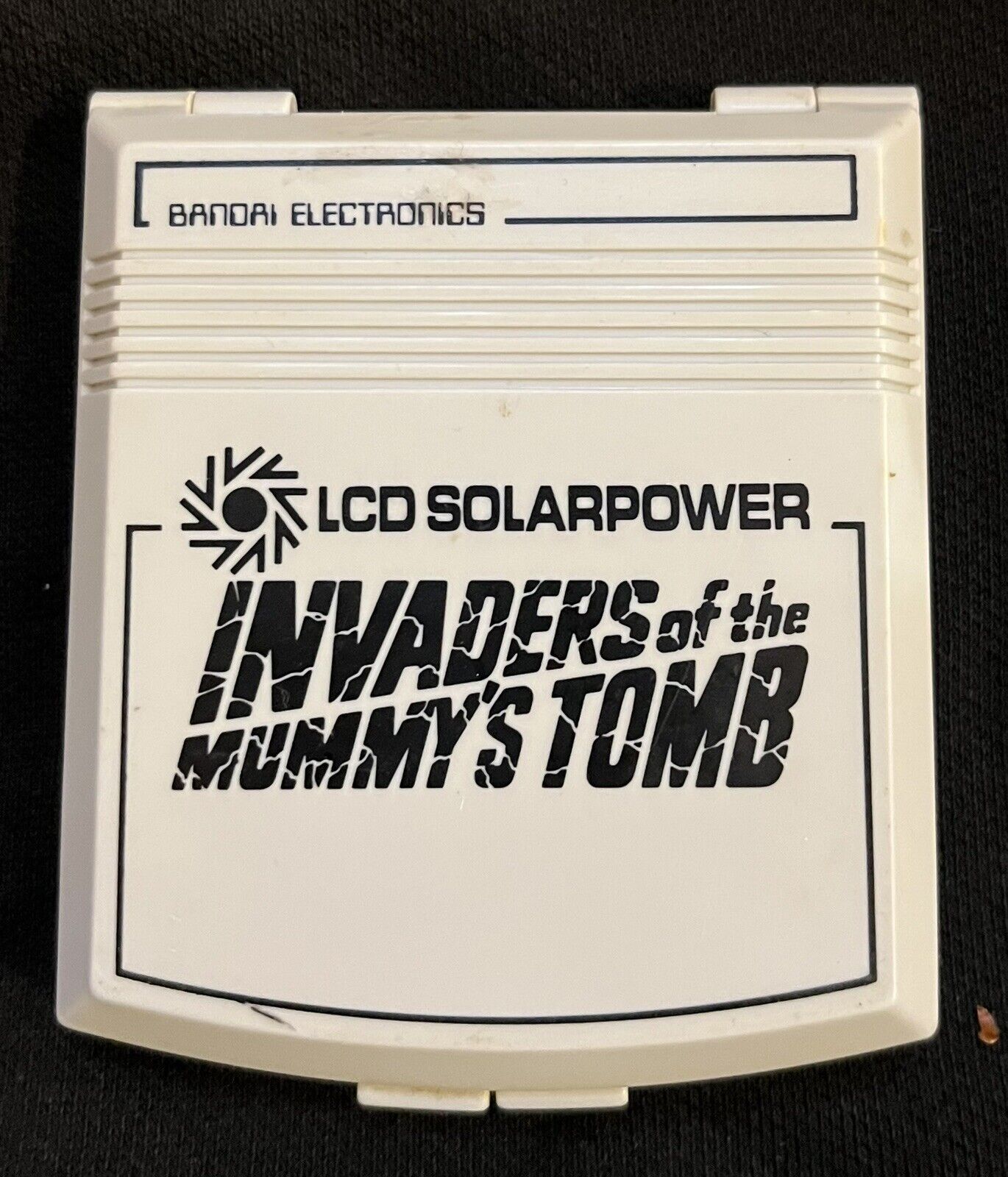 Vintage Invaders of the Mummy's Tomb Bandai LCD Game Solar Power 1982 