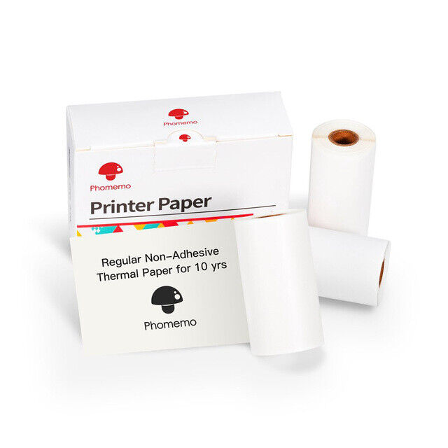 Phomemo Adhesive Thermal Paper for Phomemo M02/M02S/M02Pro Printer Sticker Paper