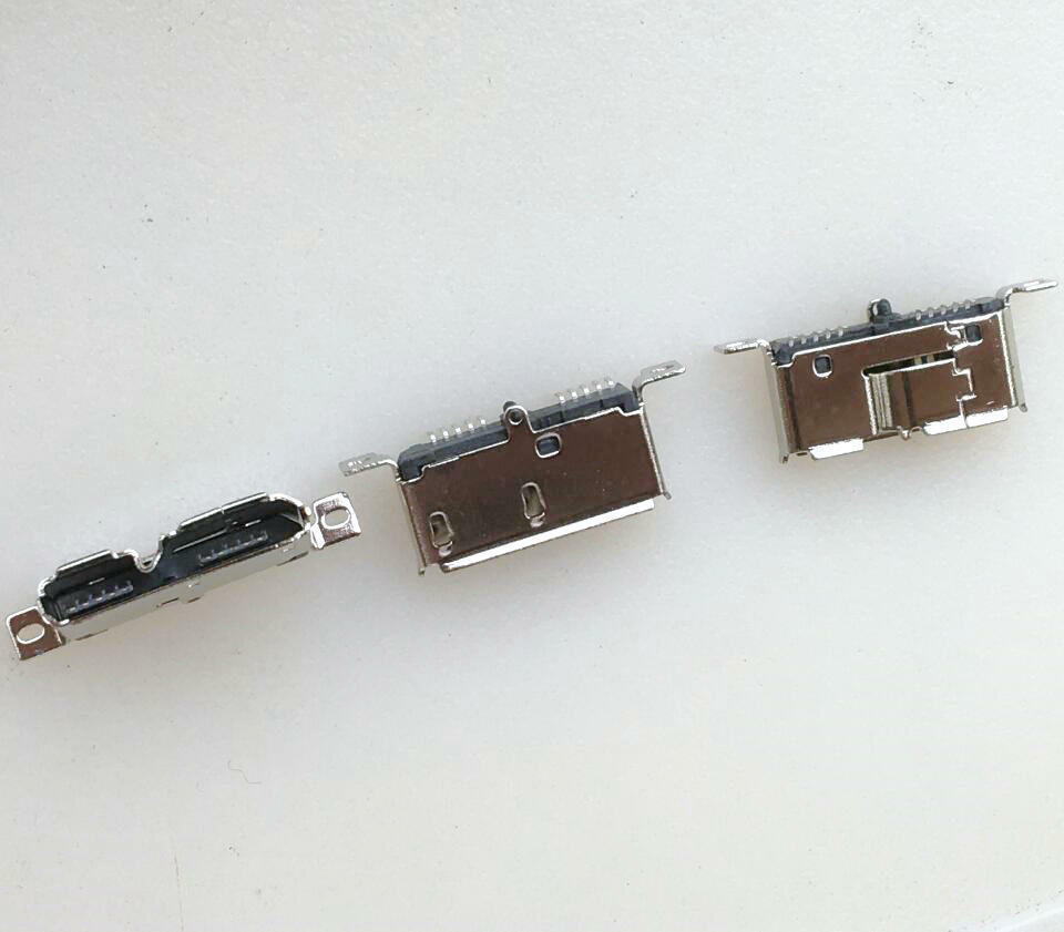2pcs Micro USB3.0 Female Connector for WD Seagate Portable Hard Drive