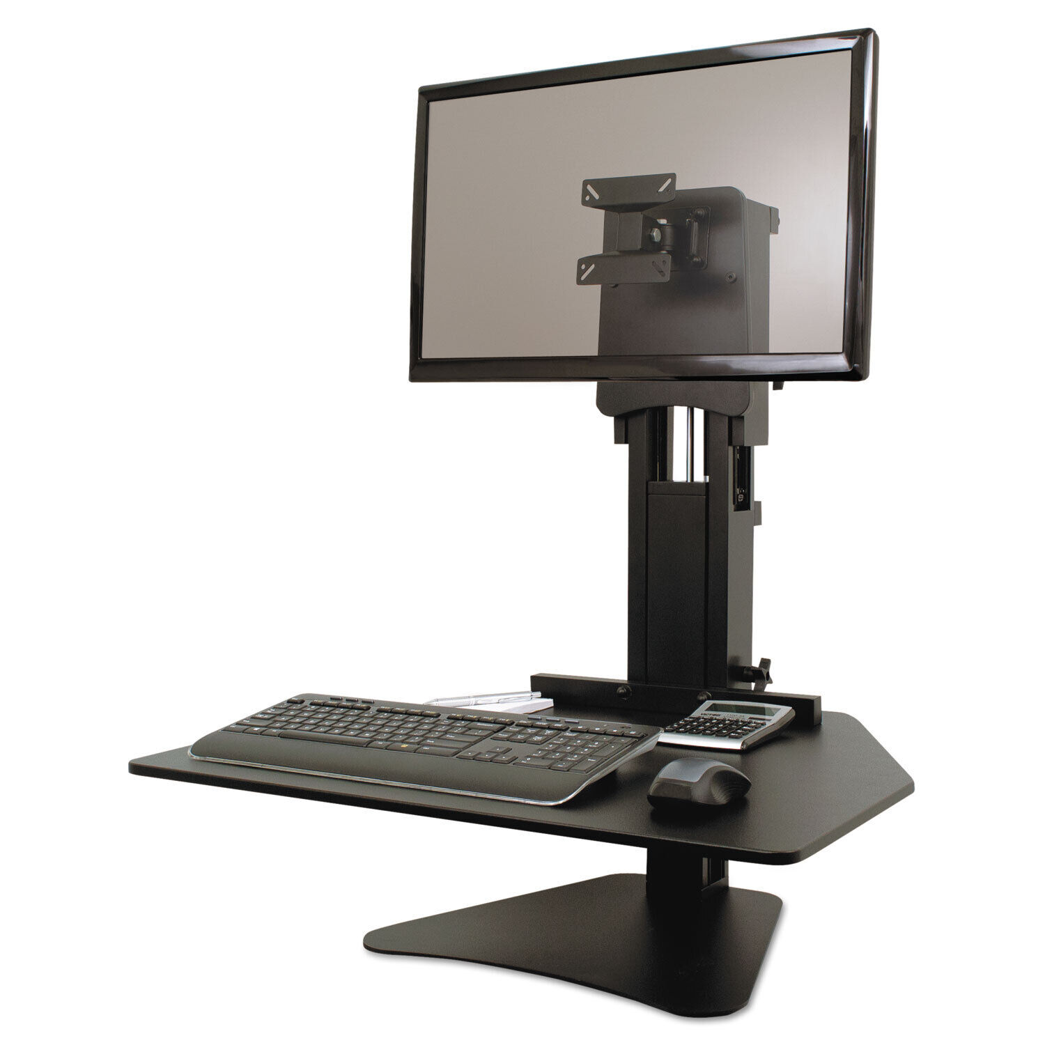 Victor High Rise Collection Sit-Stand Desk Converter 28 x 23 x 15 1/2 Black