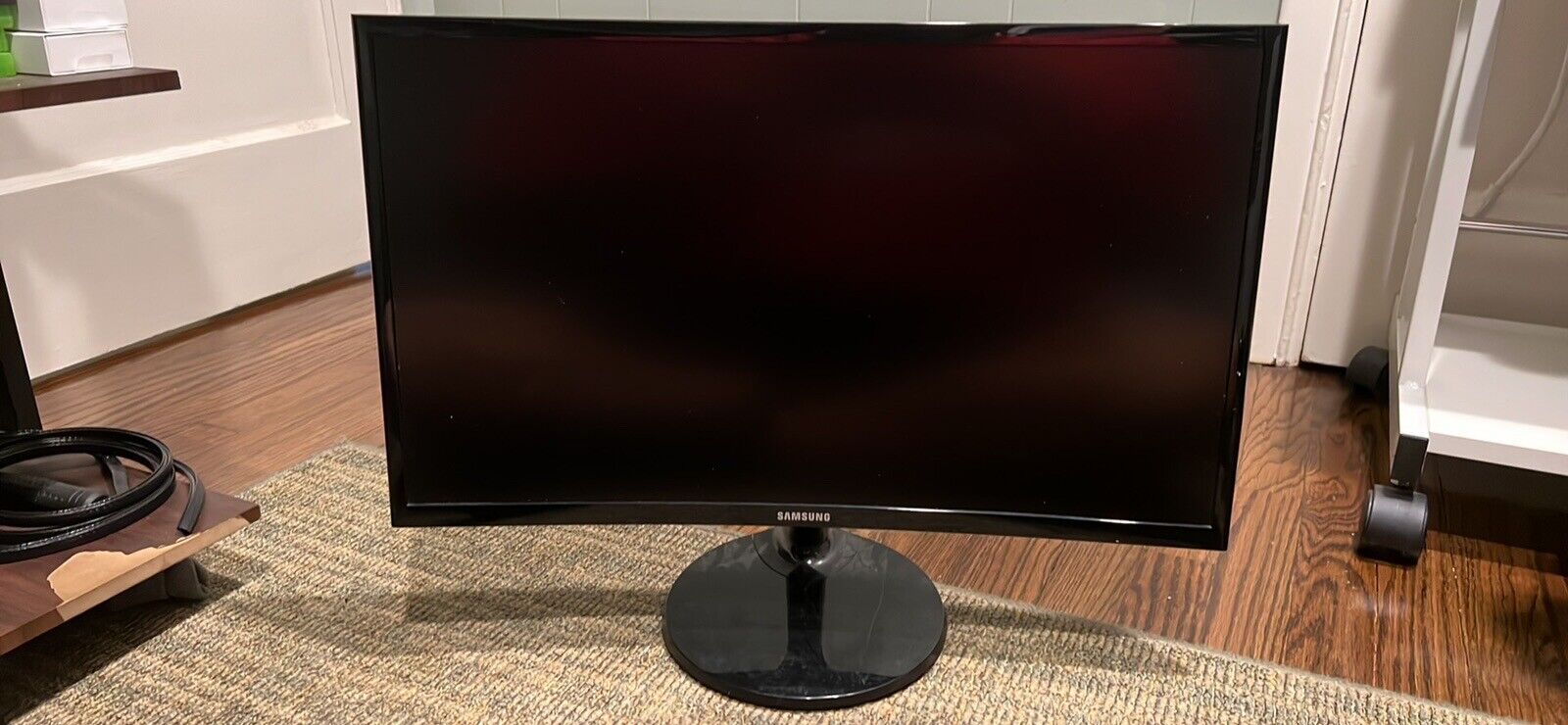 Samsung LC24F392 24 inch 1080p Curved LED Monitor *WORKING* *TESTED*