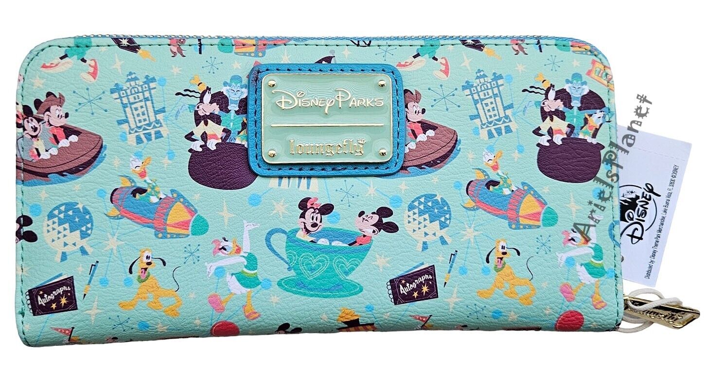 2023 Disney Parks Loungefly Mickey Mouse & Friends Play in the Park Wallet