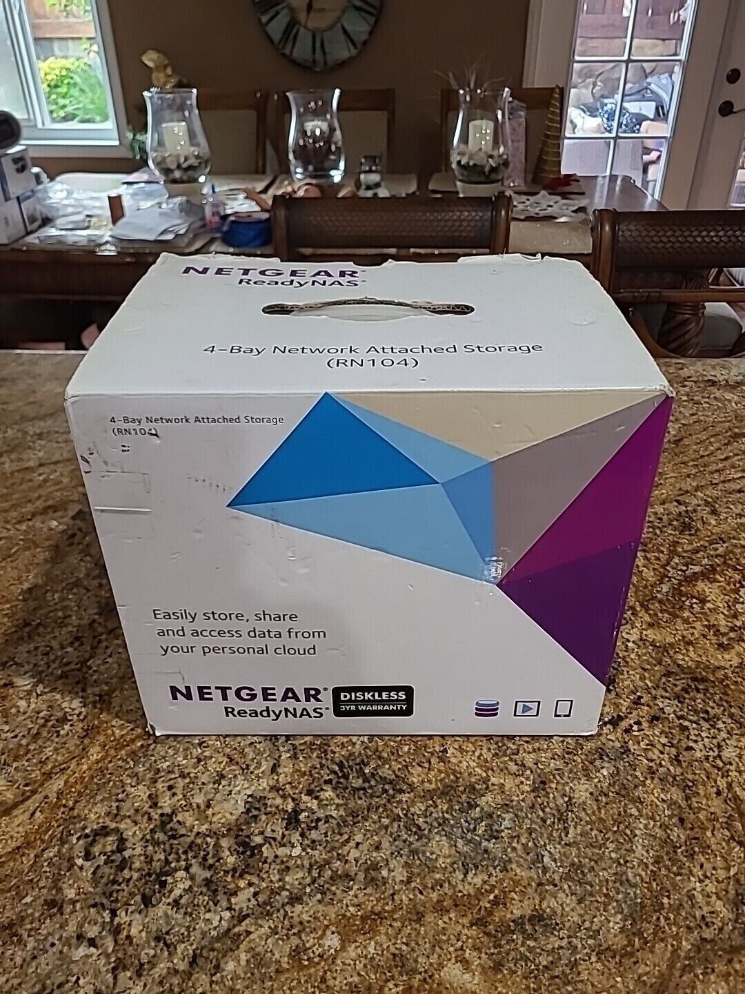 Netgear ReadyNAS RN104 Original Box with All Accessories