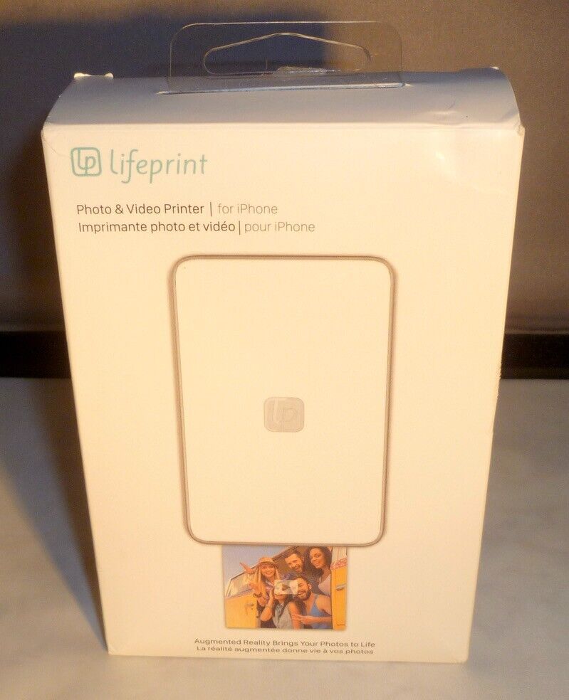 LIFEPRINT 2x3 Portable Photo/Video Printer for iPhone (iOS)  /Android - White