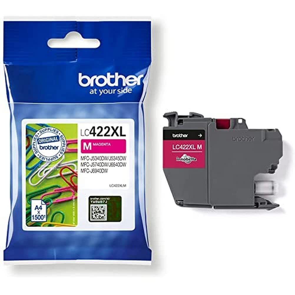 Original Brother LC-422XLM Magenta Ink Cartridge for 1,500 Pages for MFC-J5340DW