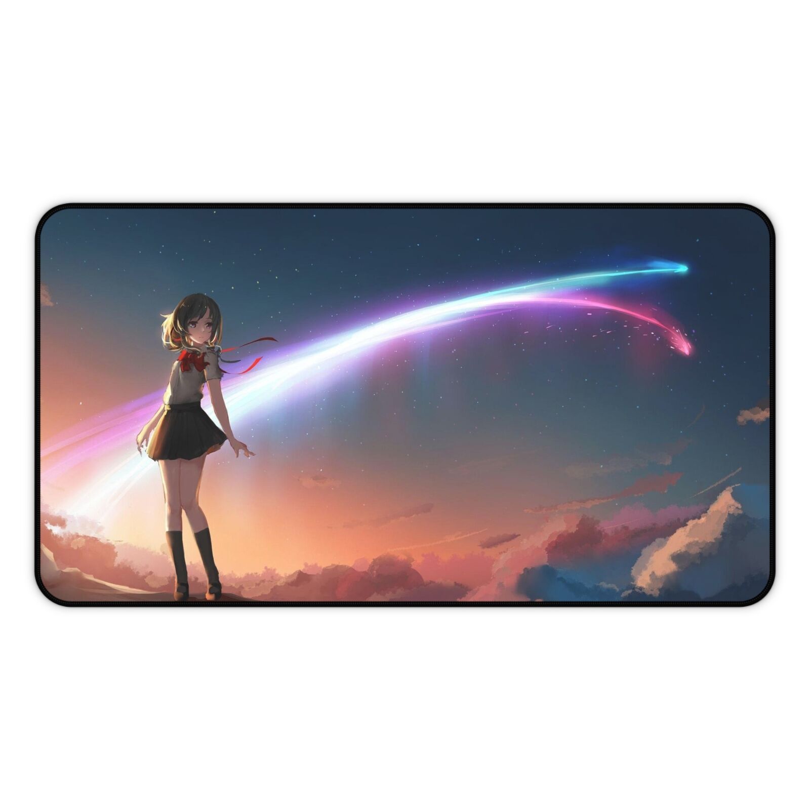 YOUR NAME ANIME GIRL DESK MAT NONSLIP GAMING MOUSE PAD