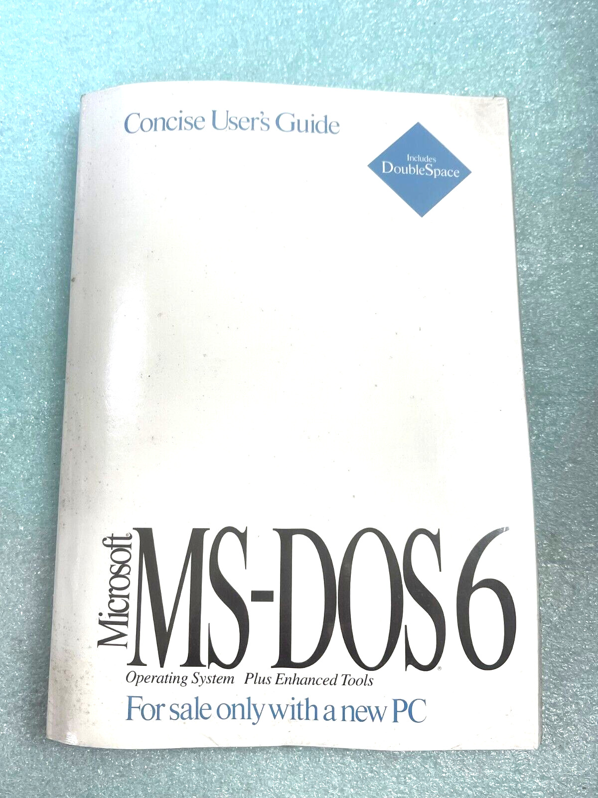 RARE VINTAGE NEW SEALED UNOPENED MICROSOFT MS-DOS 6 WITH COA 1.44MB DISC RM4-SW1