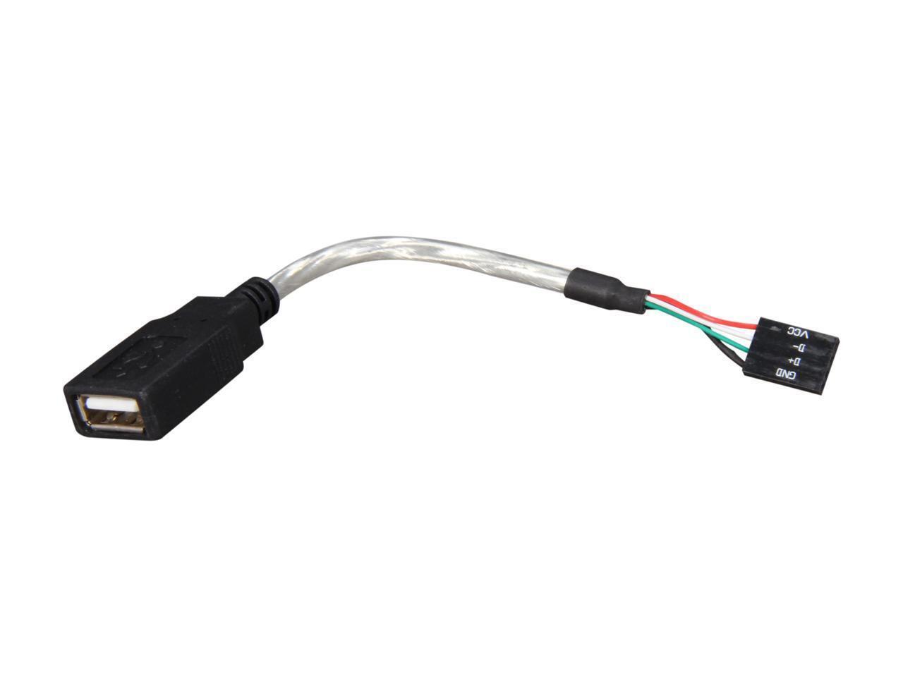 StarTech.com USBMBADAPT 6in USB 2.0 Cable - USB A Female to USB Motherboard 4