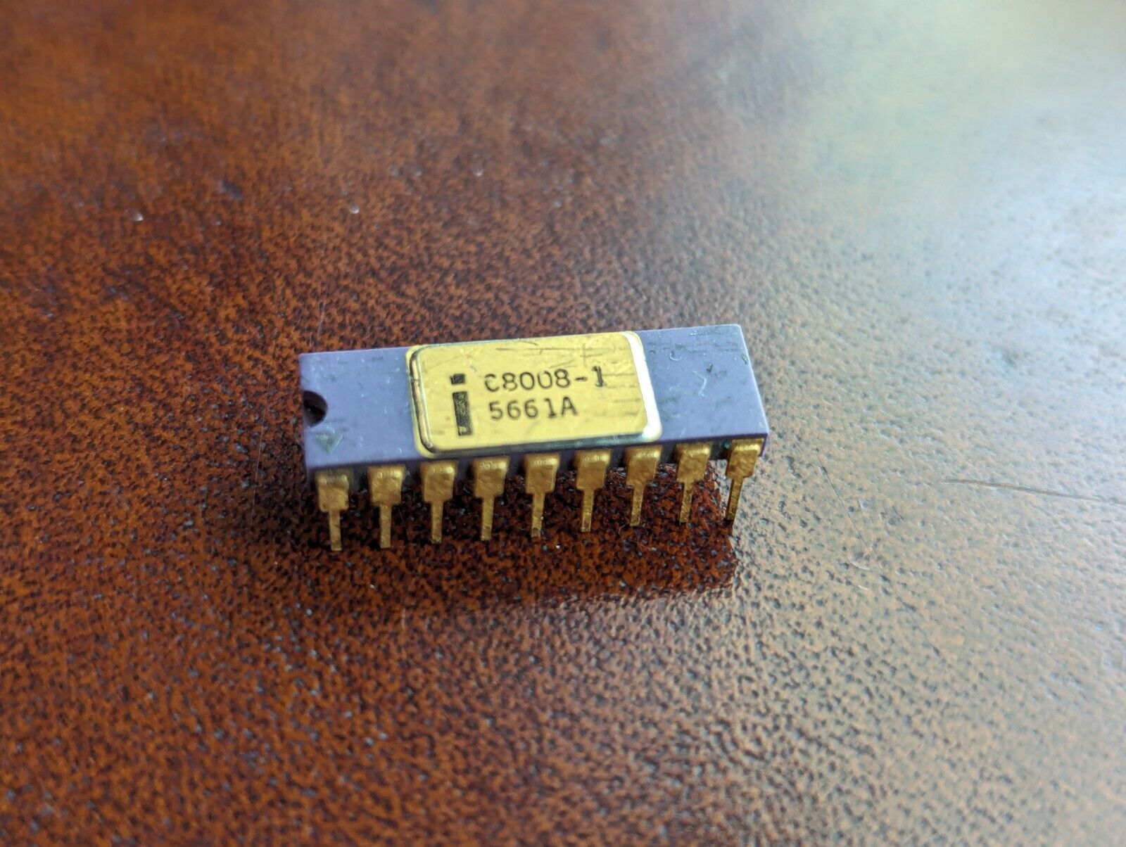 Vintage Intel C8008-1 CPU NOS