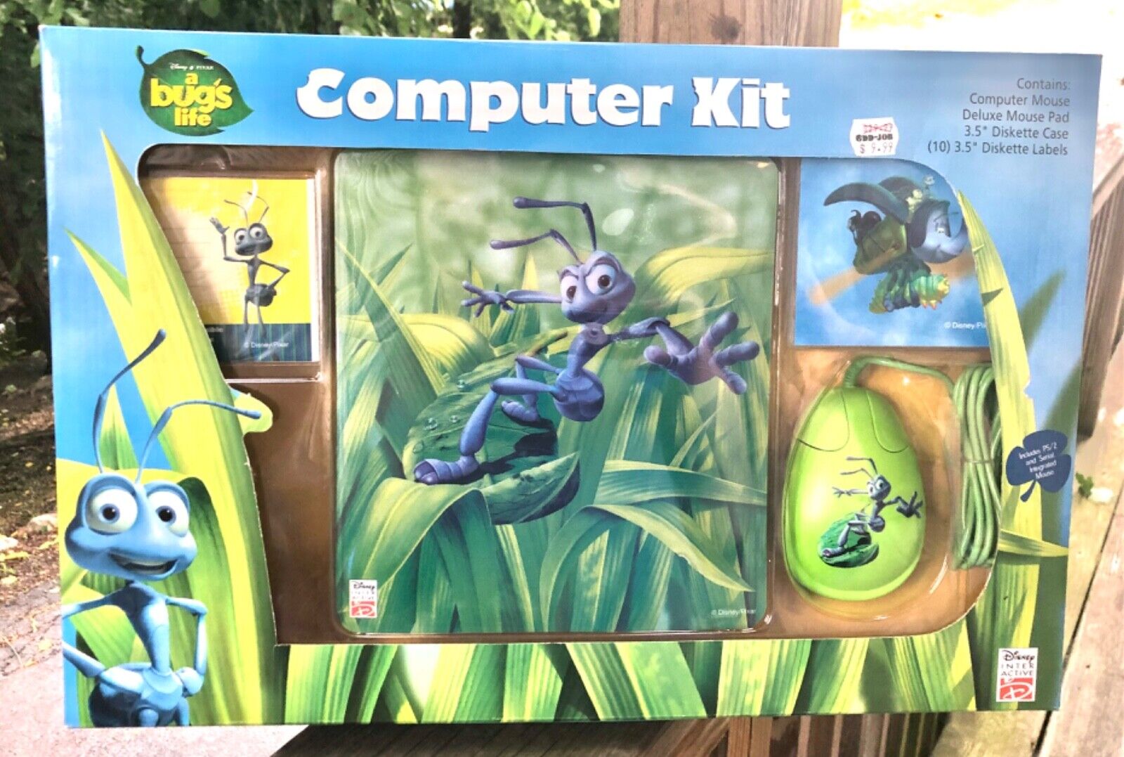 Disney InterActive Computer Kit for Kids A Bug's Life Mouse NIB